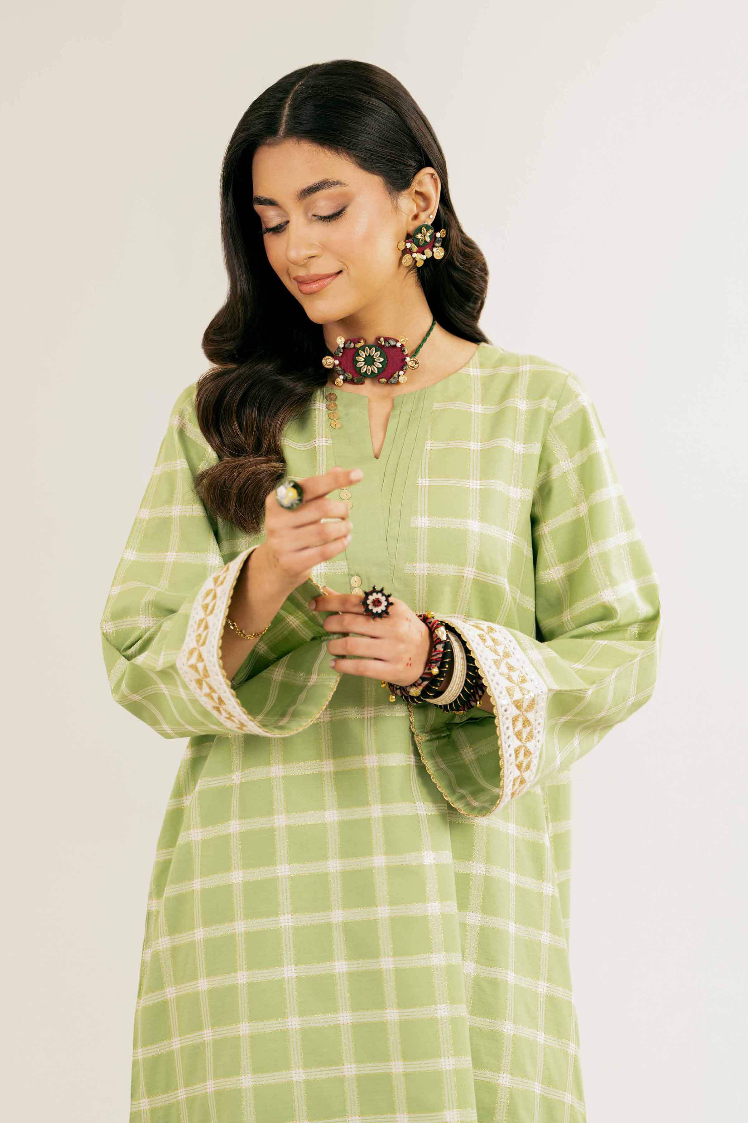 2 Piece - Embroidered Suit - PE25-130
