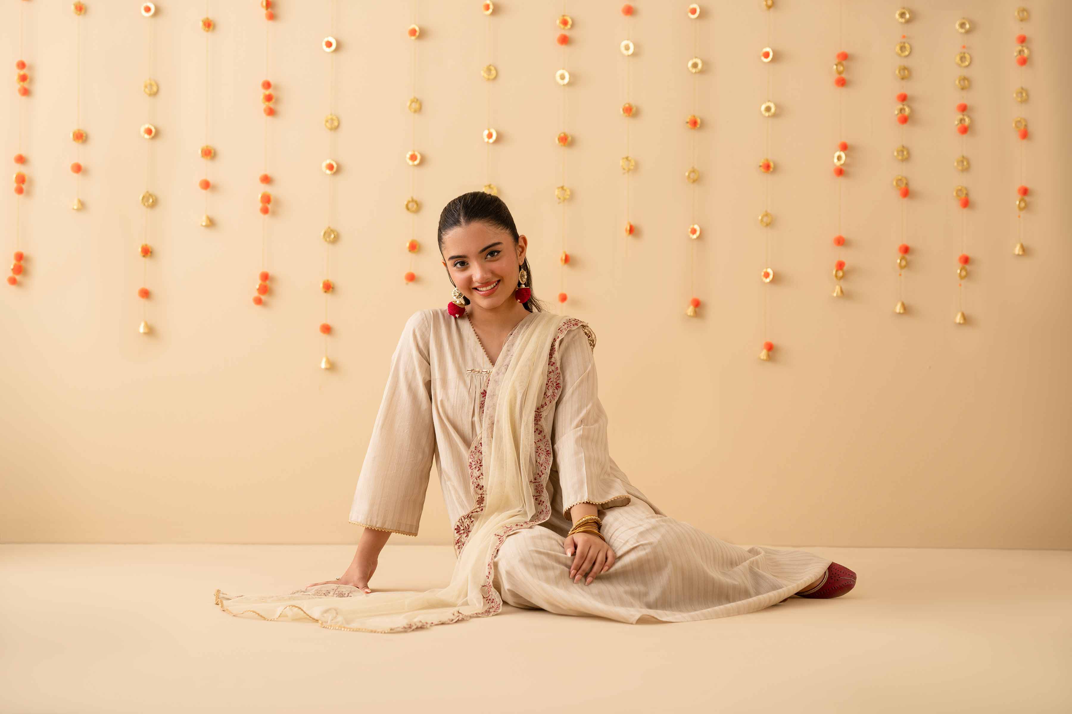 3 Piece - Embroidered Suit - PE25-135 For Women - Pret Collection | Nishat | Shop Online