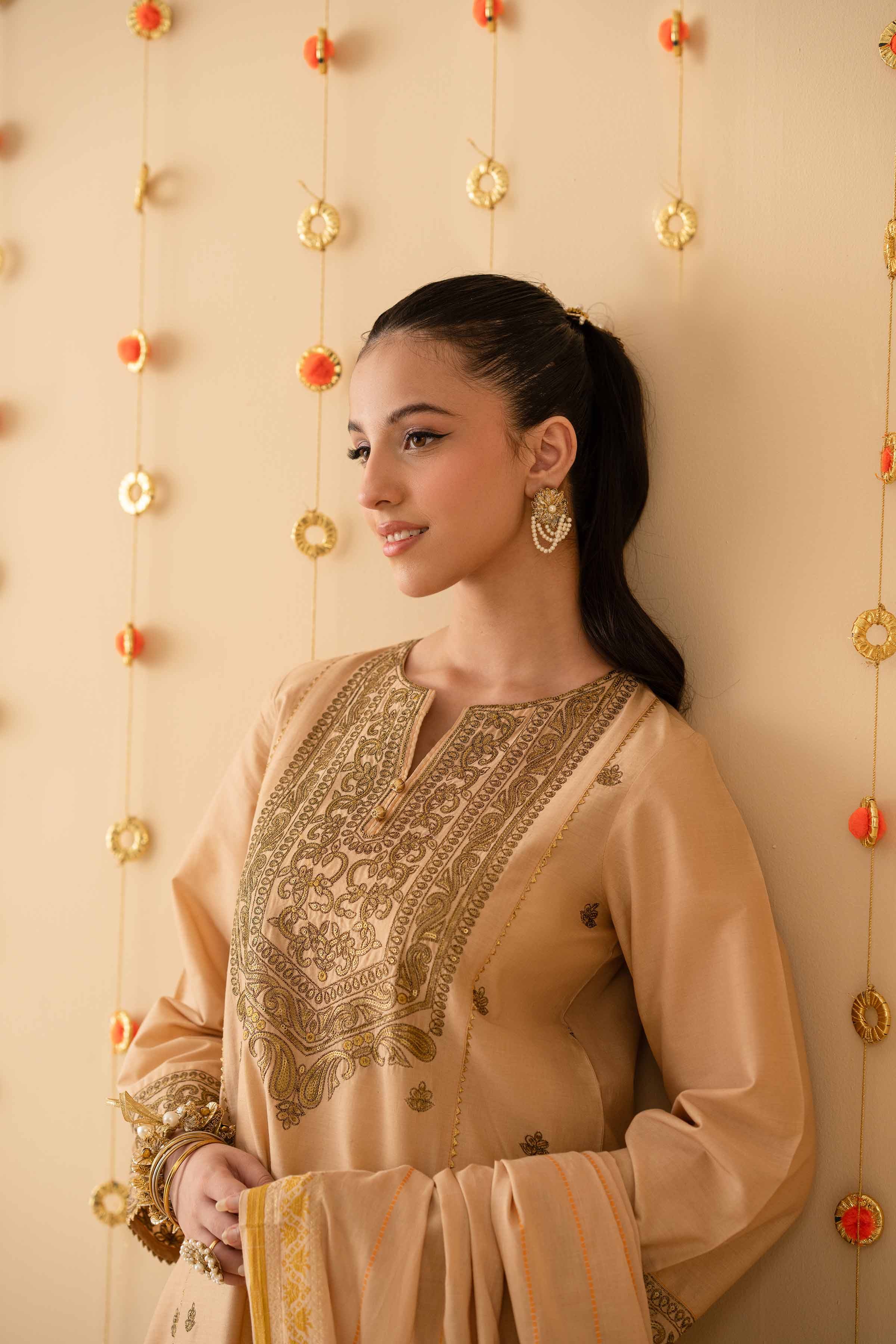 3 Piece - Embroidered Suit - PE25-184 For Women - Pret Collection | Nishat | Shop Online