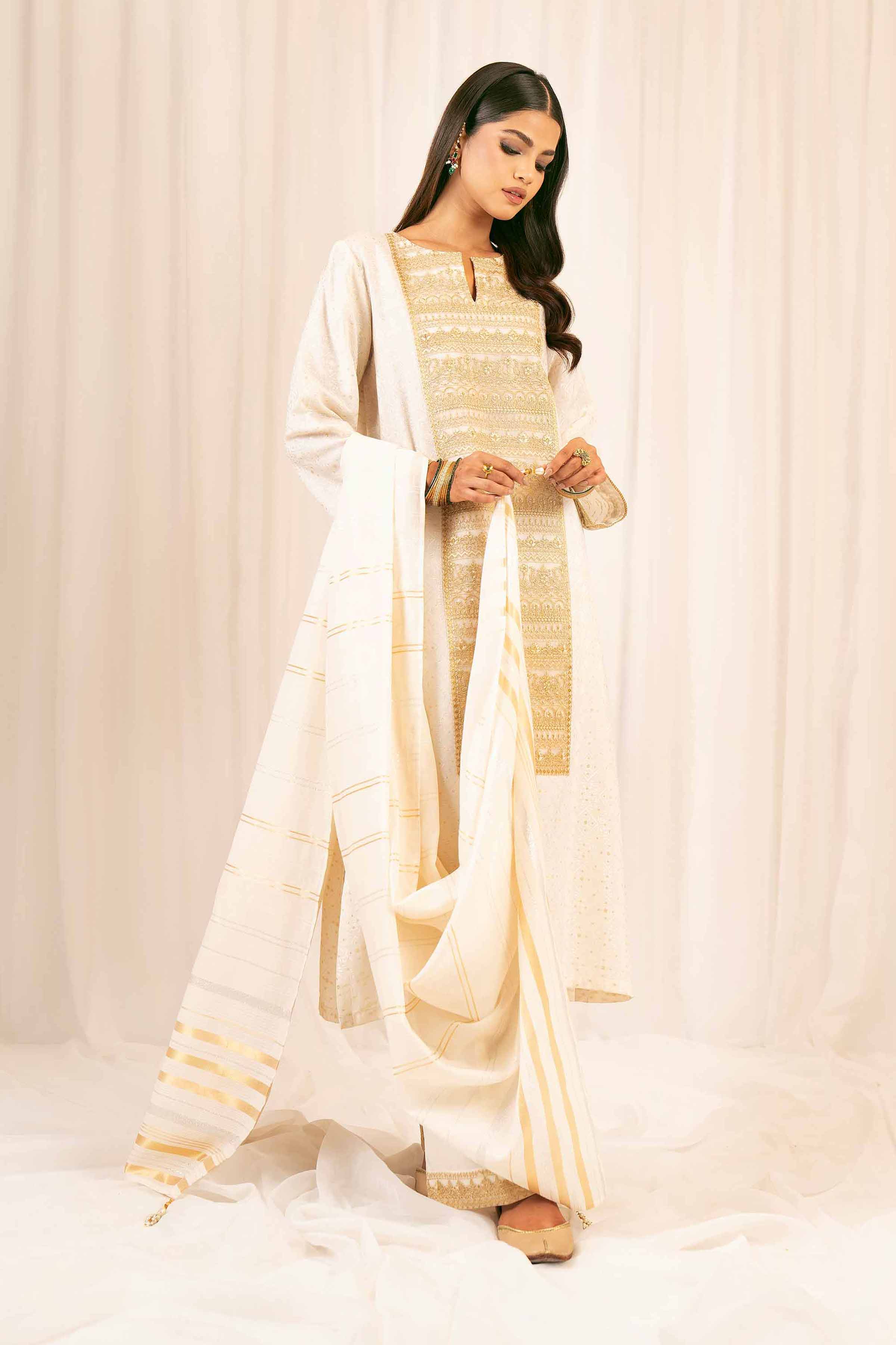 3 Piece - Embroidered Suit - PFE25-20