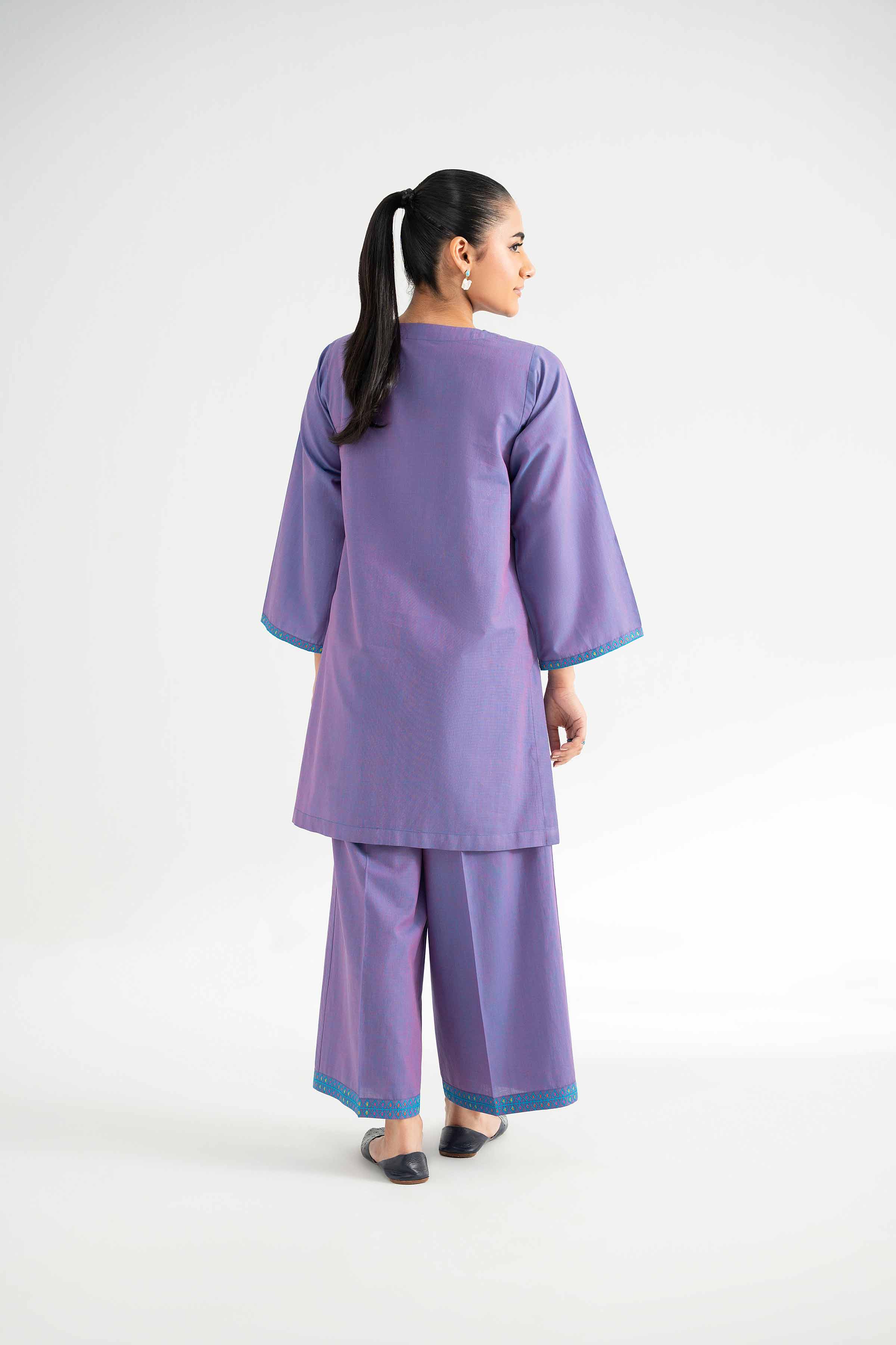 2 Piece - Embroidered Suit - PE25-204