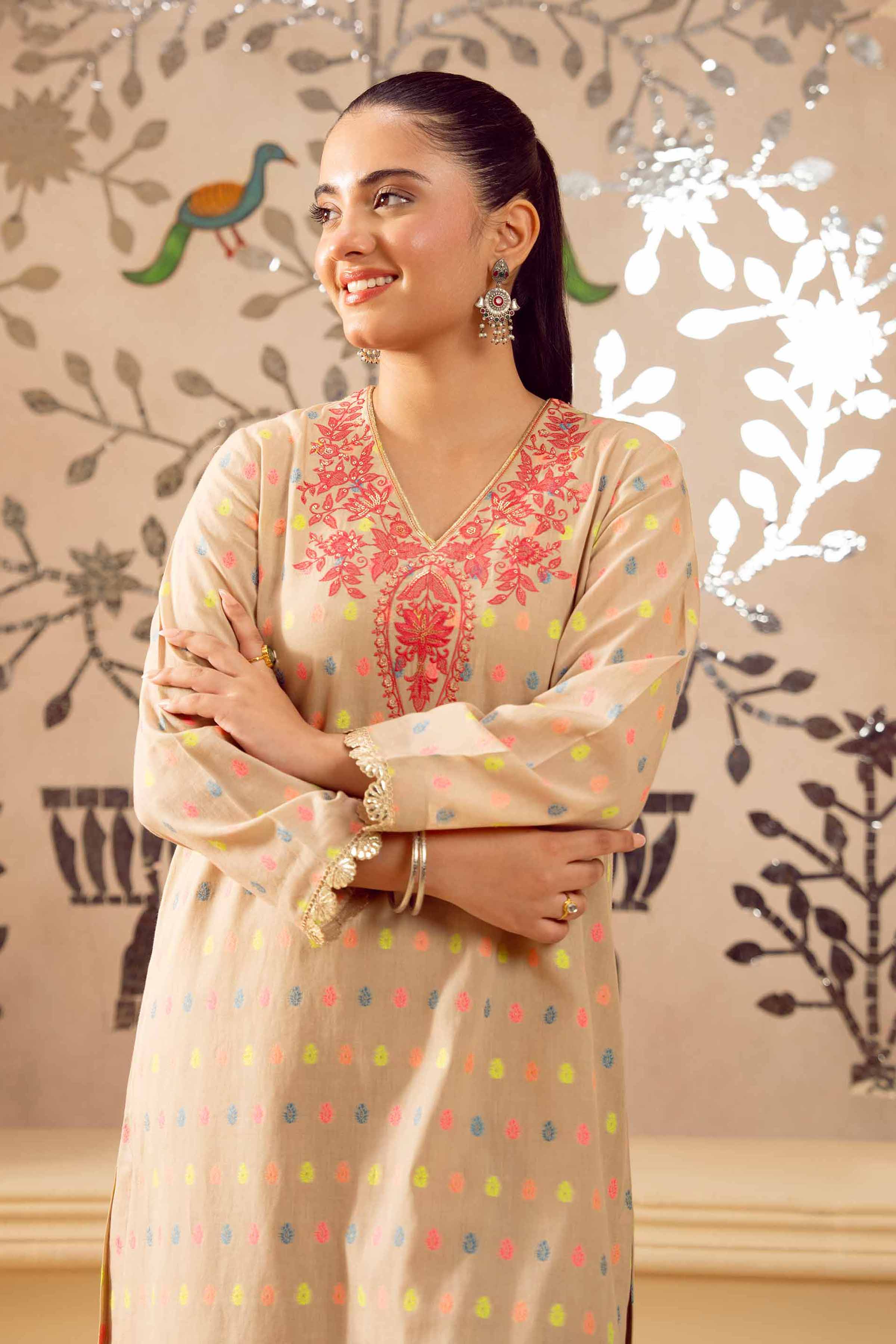 2 Piece - Embroidered Suit - PE25-239 For Women - Pret Collection | Nishat | Shop Online