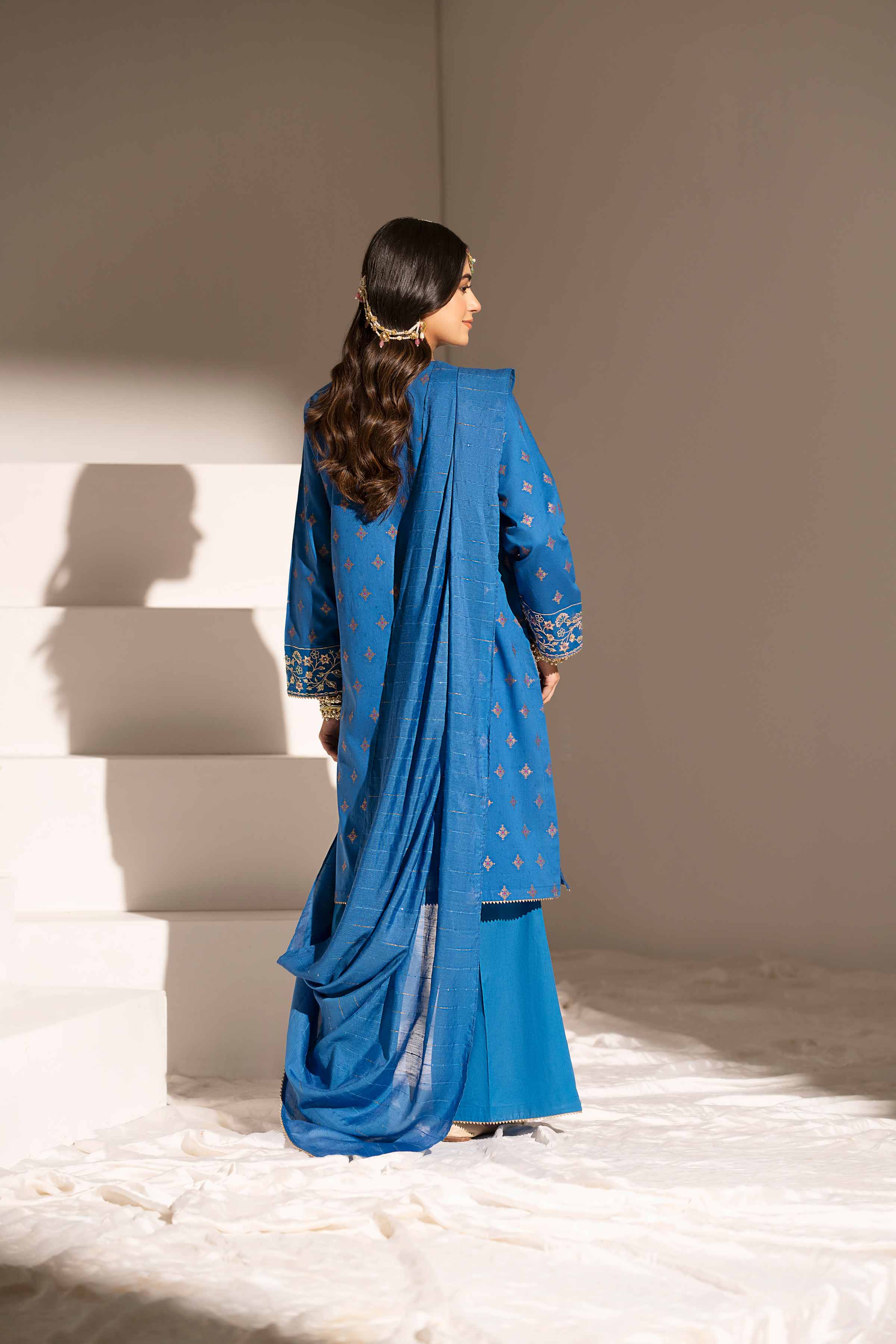 3 Piece - Embroidered Suit - PE25-241