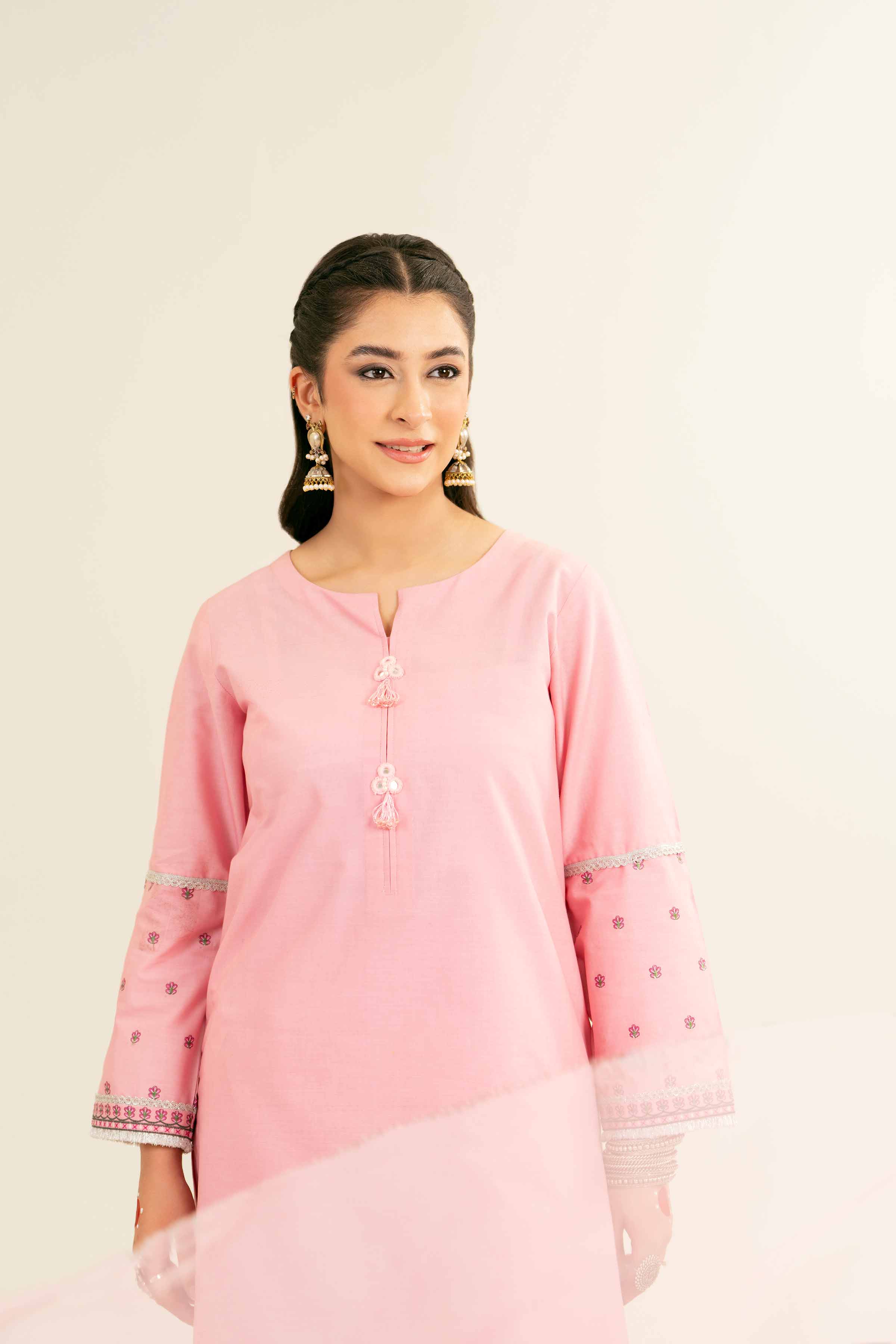 3 Piece - Embroidered Suit - PE25-249