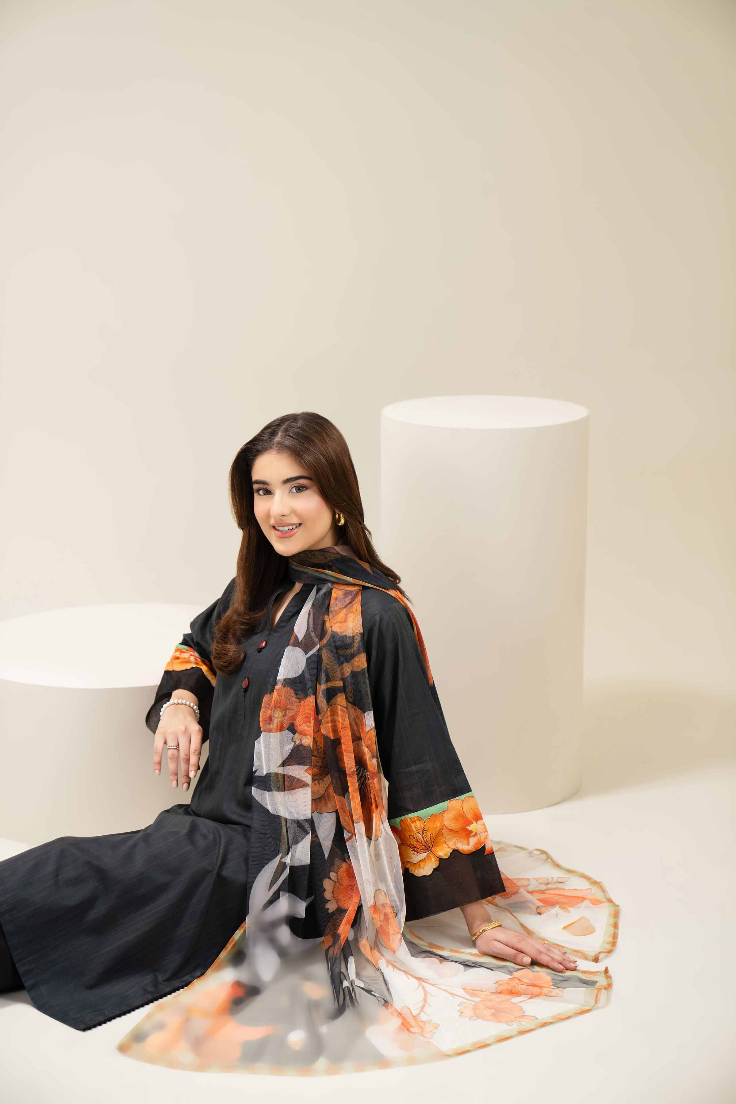 2 Piece - Printed Suit - PE25-256 for Women - Pret Collection | Nishat | Shop Online