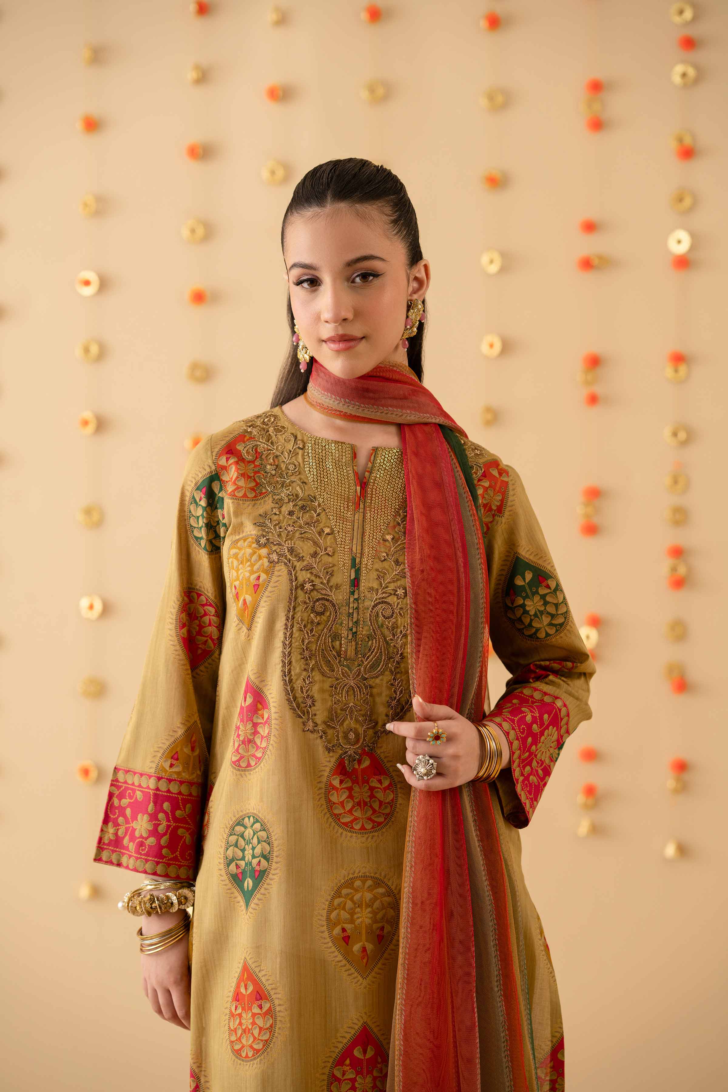 2 Piece - Printed Embroidered Suit - PE25-276 for Women - Pret Collection | Nishat | Shop Online