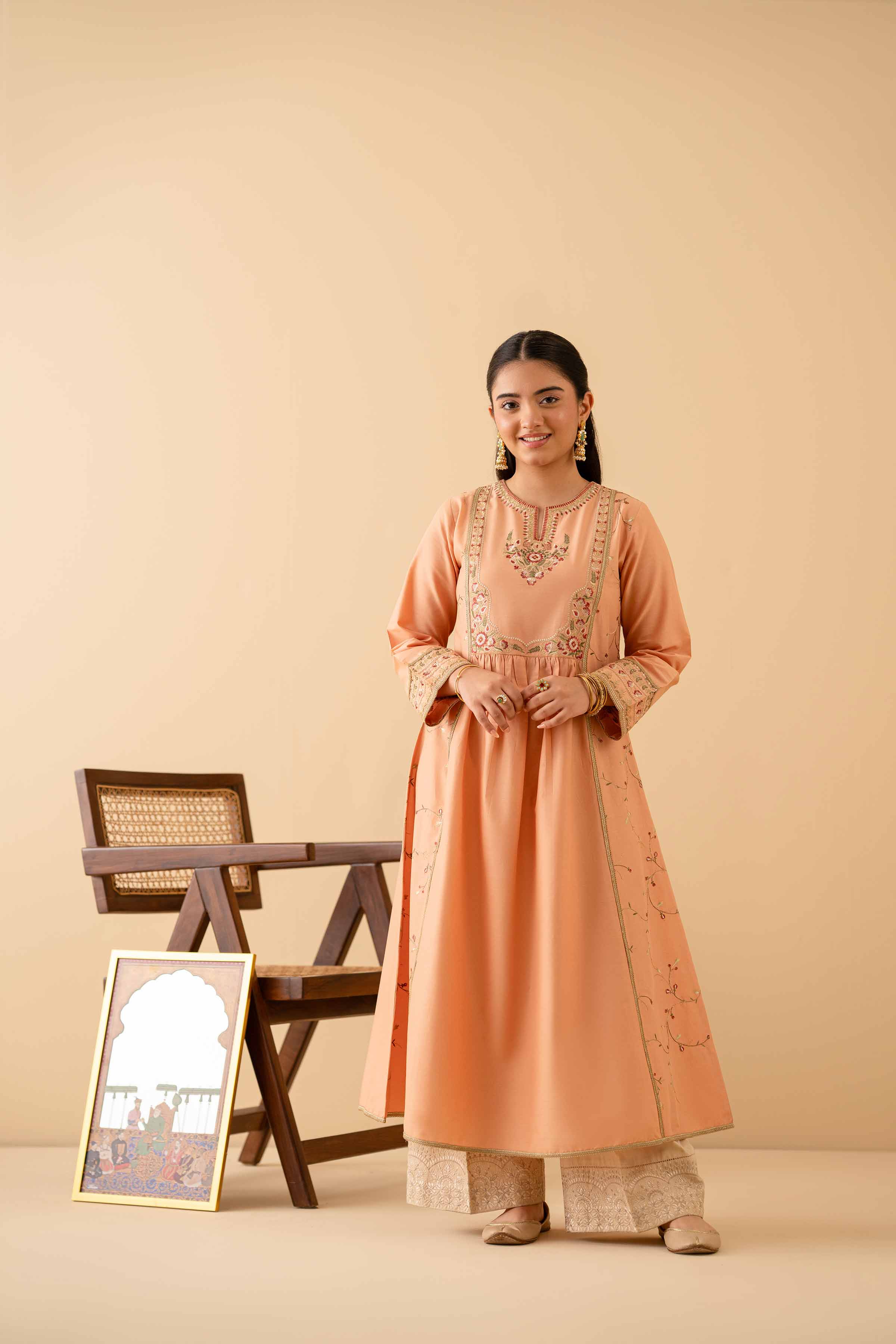 Embroidered Shirt - PE25-278 for Women - Pret Collection | Nishat | Shop Online