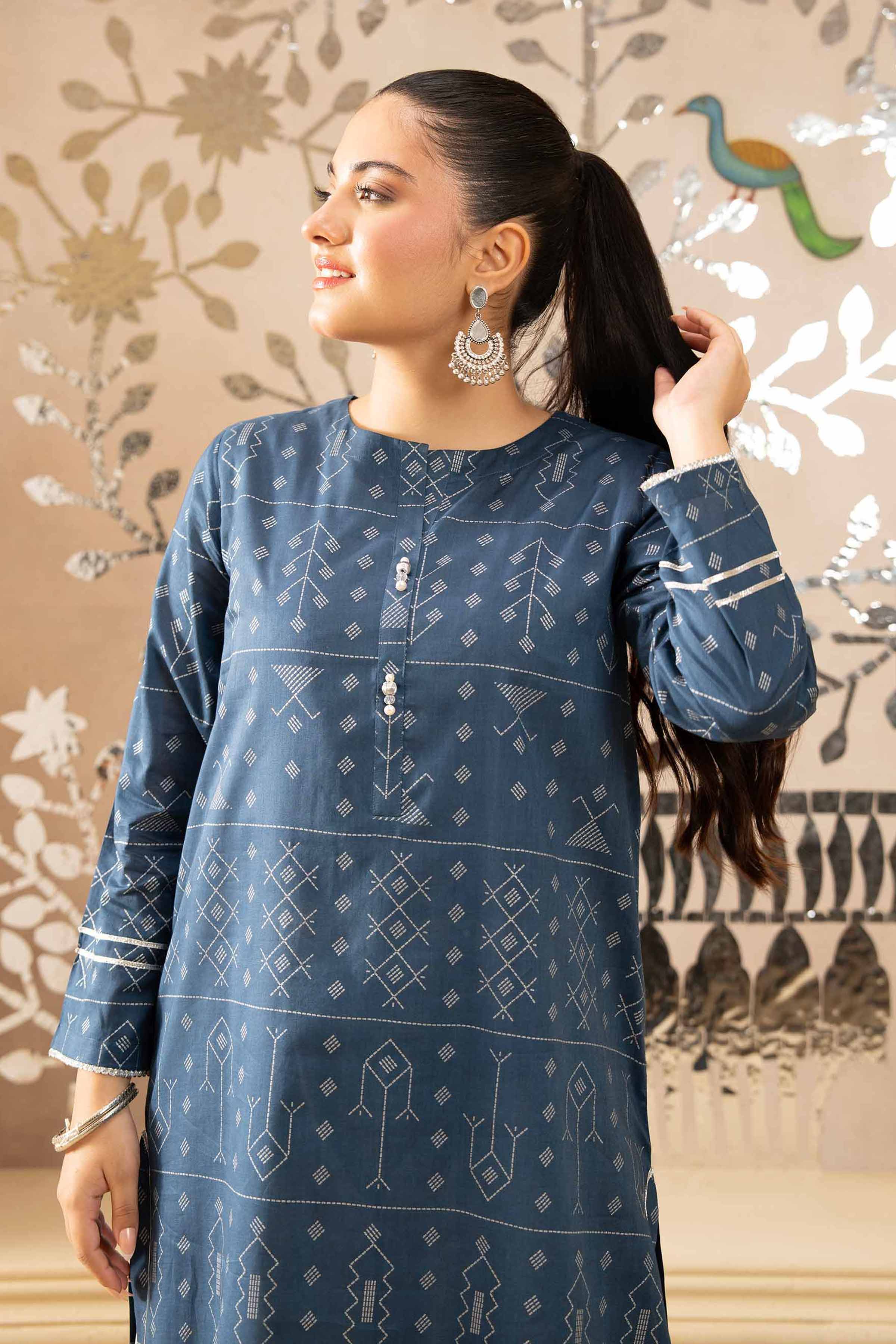 Printed Shirt - PE25-283 for Women - Pret Collection | Nishat | Shop Online