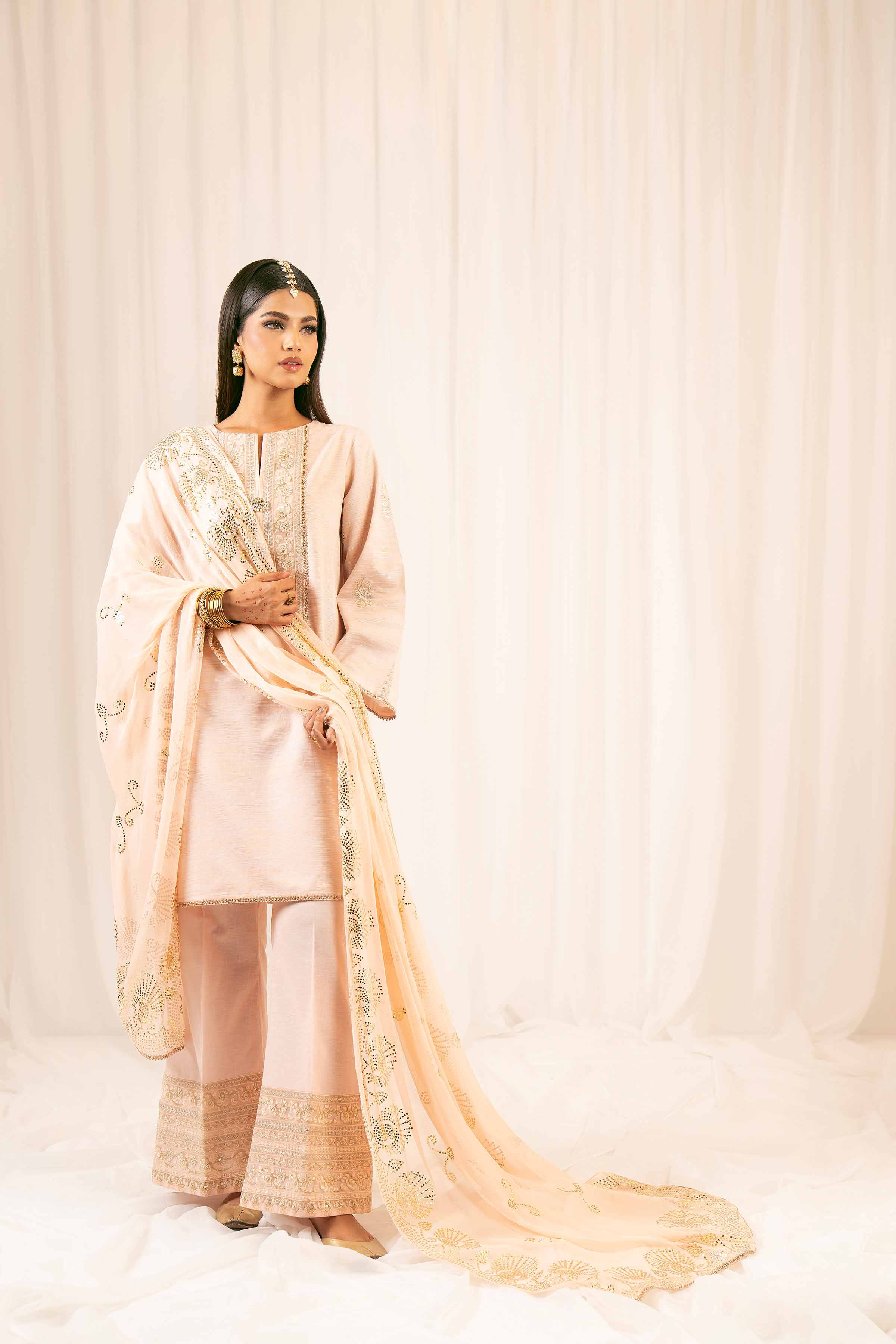 3 Piece - Embroidered Suit - PFE25-29