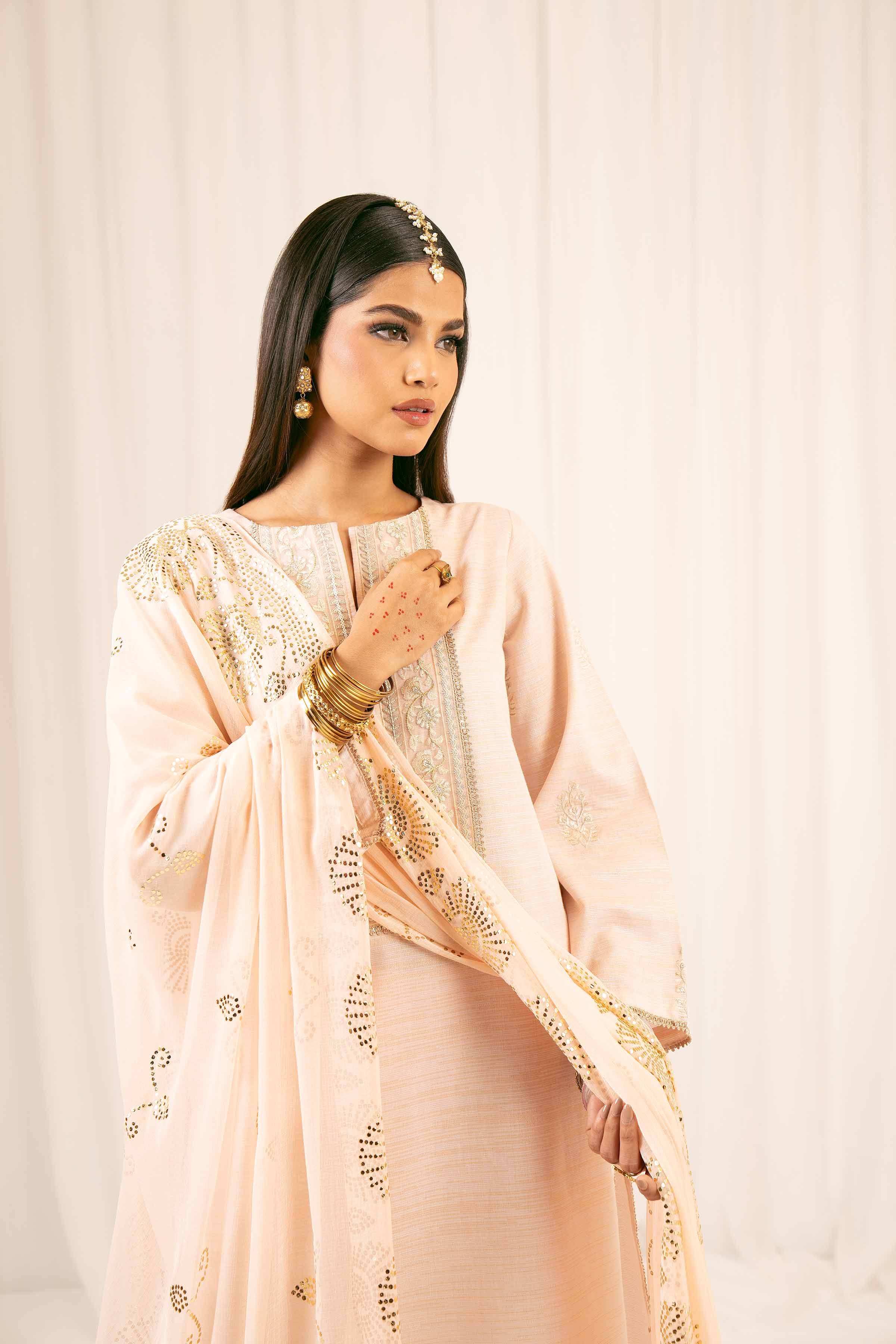 3 Piece - Embroidered Suit - PFE25-29