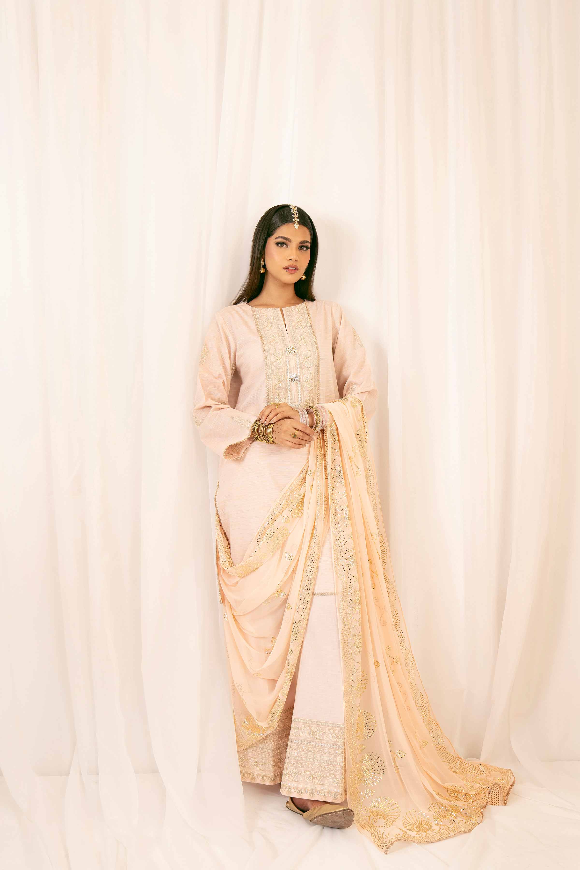 3 Piece - Embroidered Suit - PFE25-29