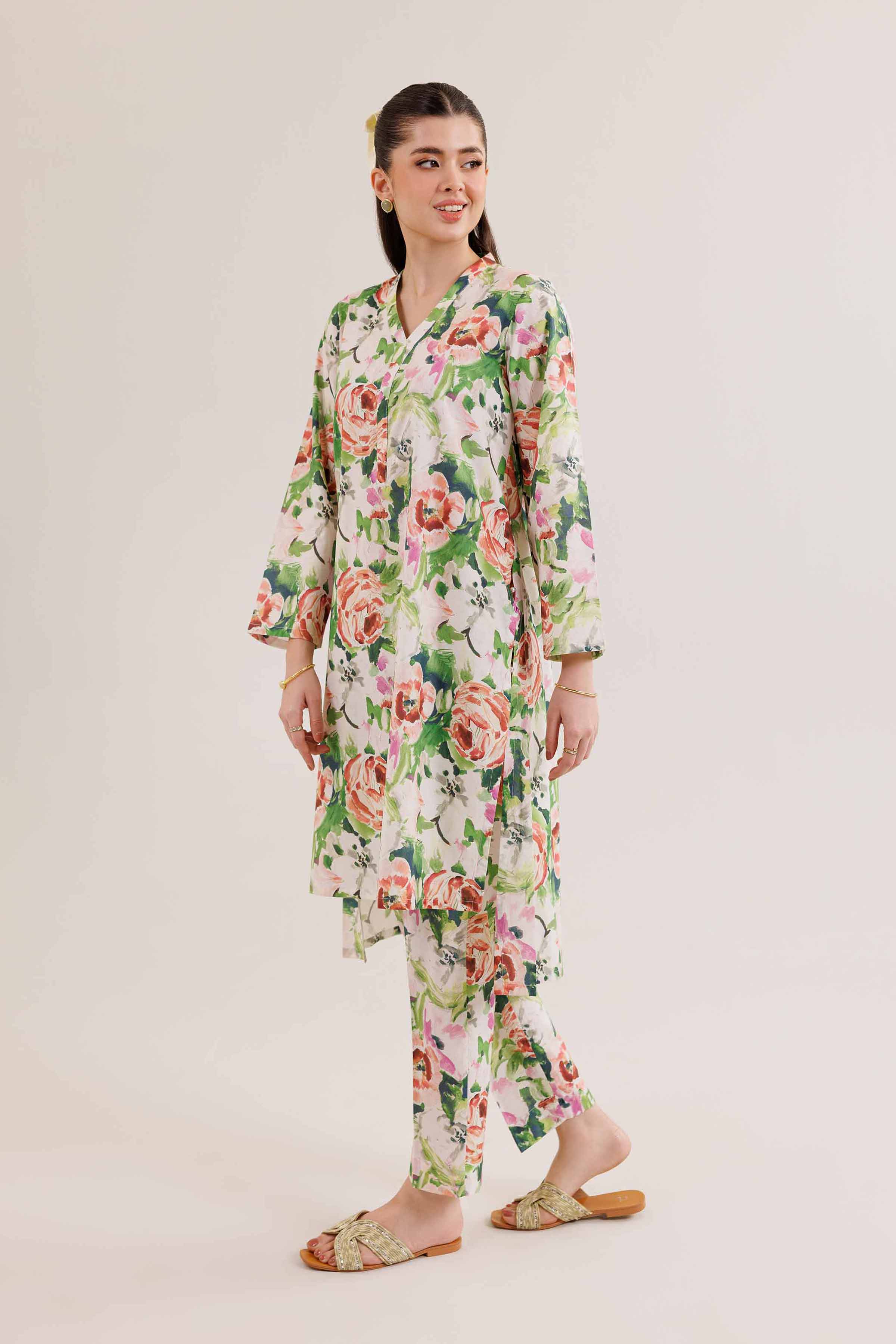 2 Piece - Printed Suit - PE25-306