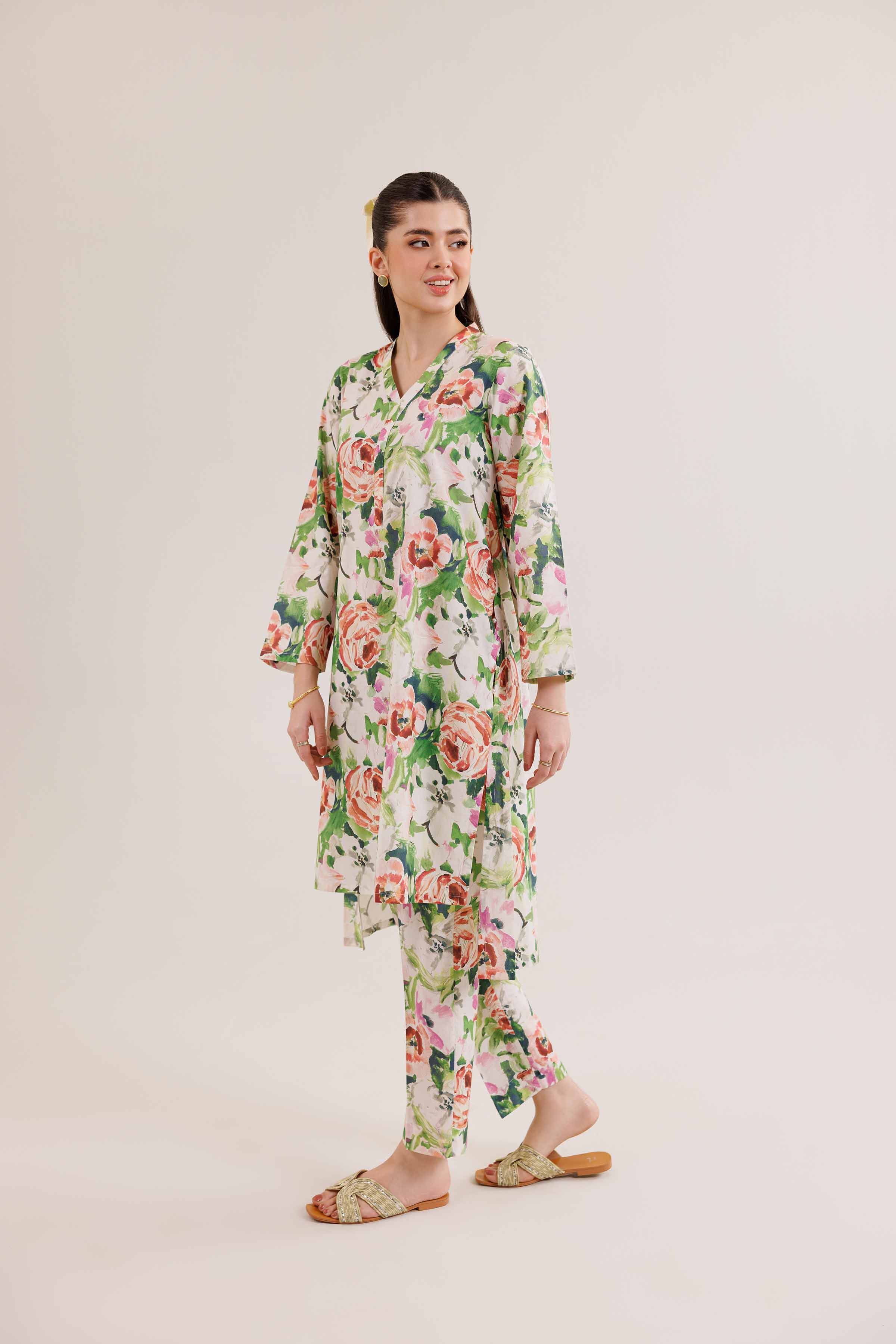 2 Piece - Printed Suit - PE25-306