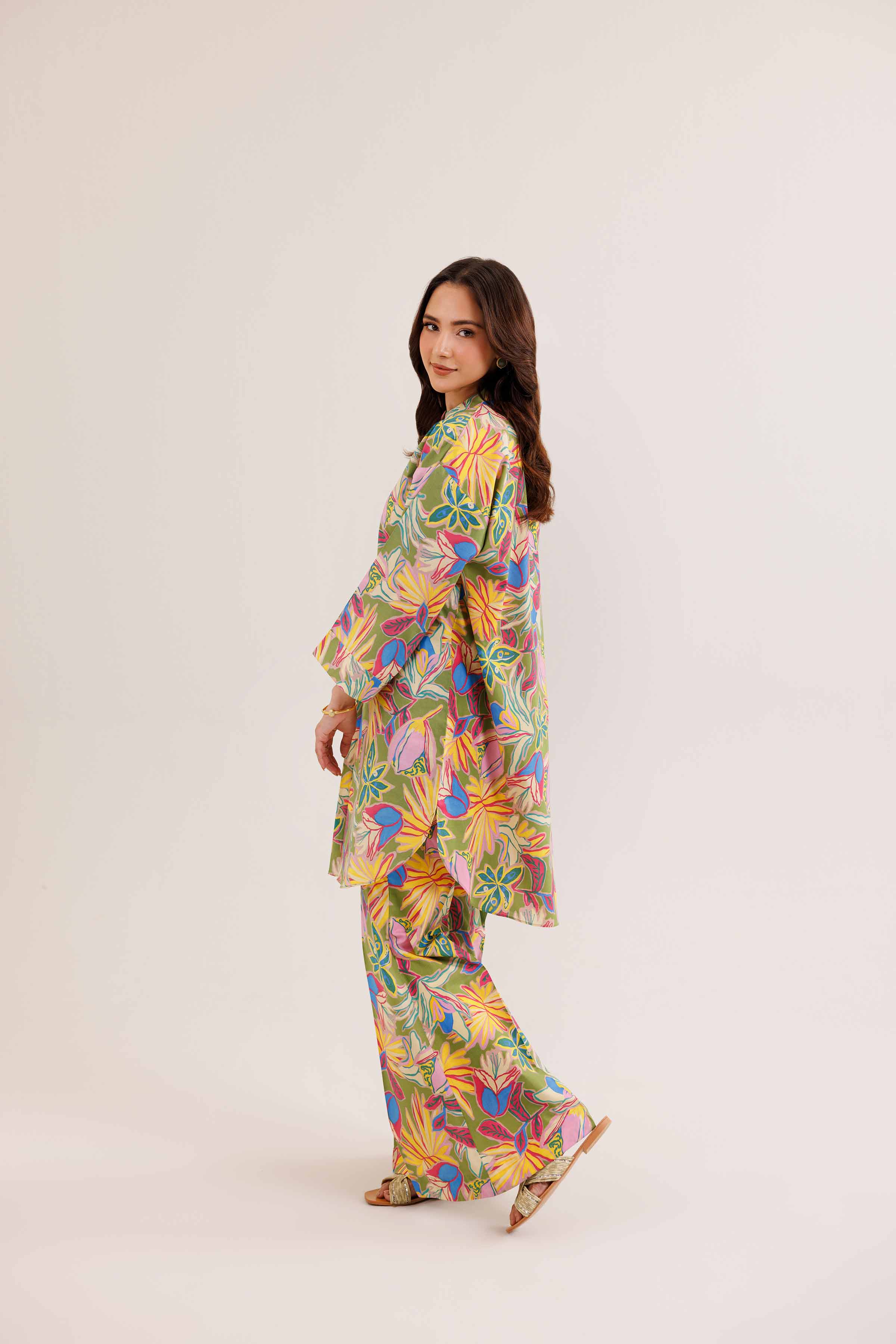 2 Piece - Printed Suit - PE25-311