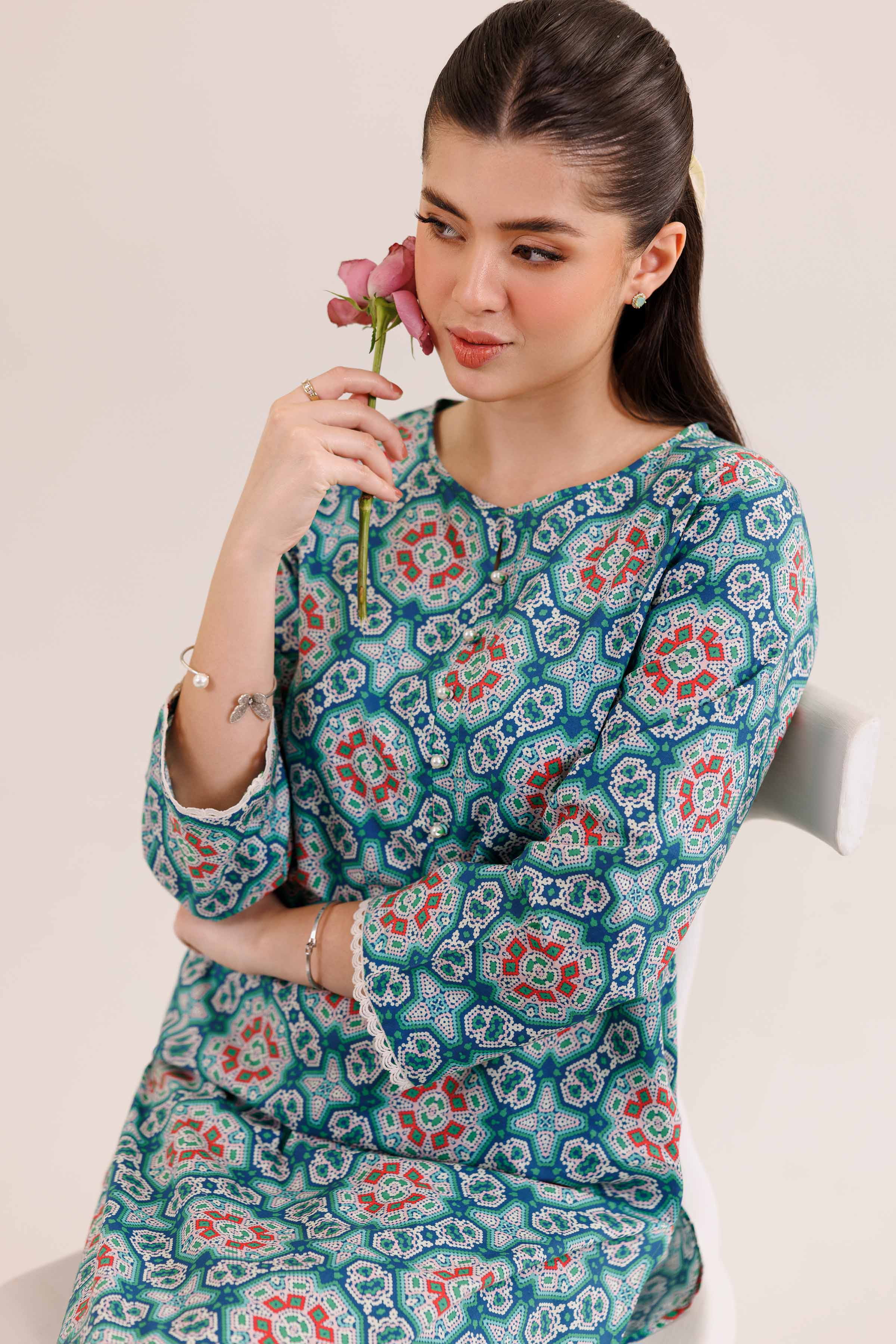 2 Piece - Printed Suit - PE25-313