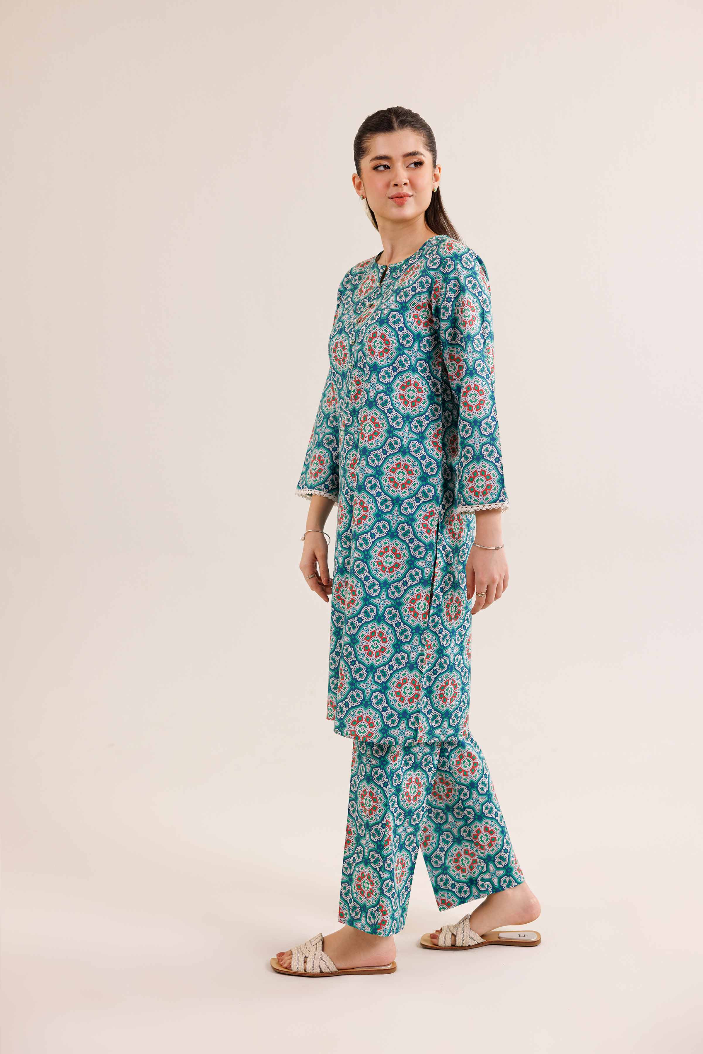 2 Piece - Printed Suit - PE25-313