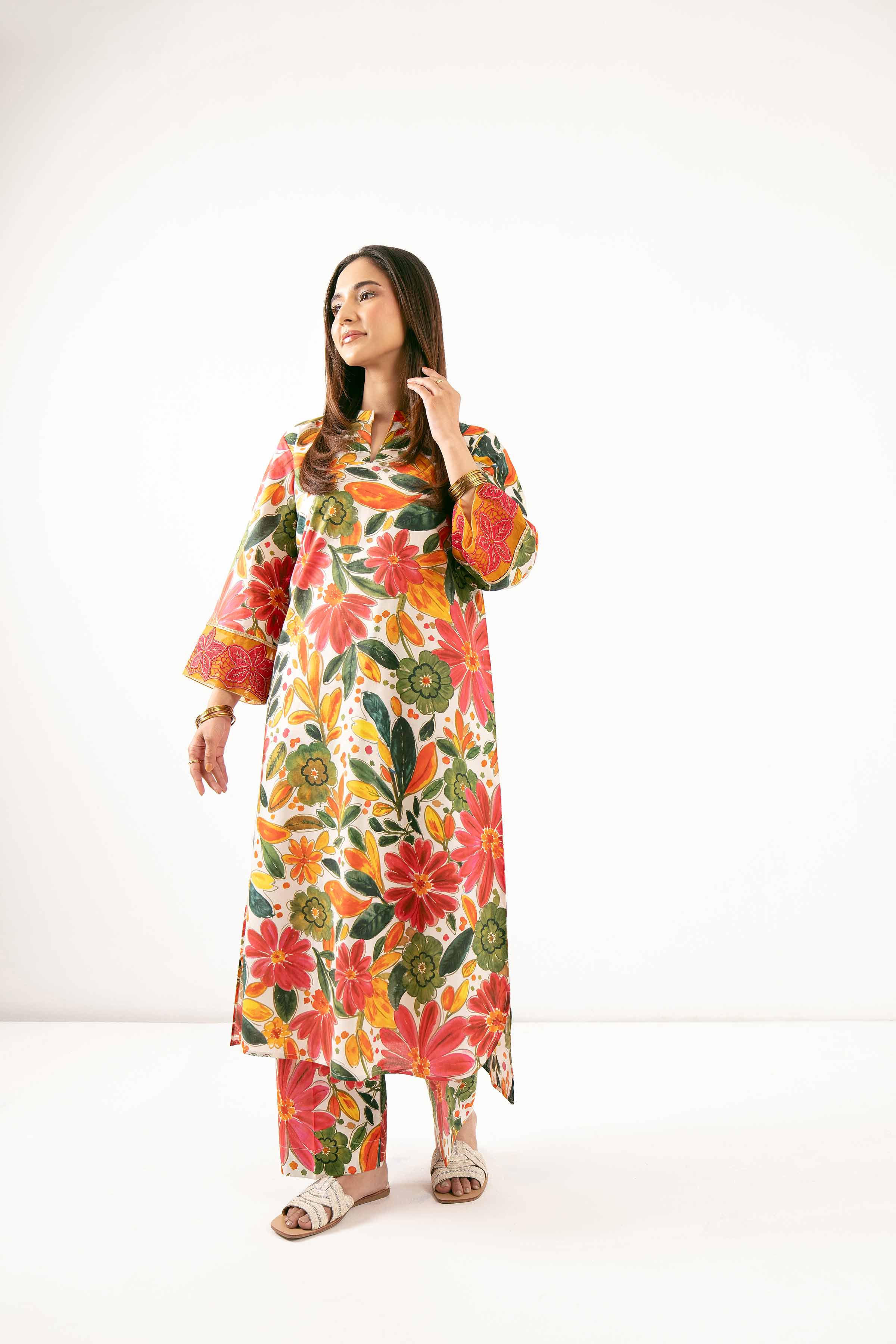 2 Piece - Printed Suit - PE25-315