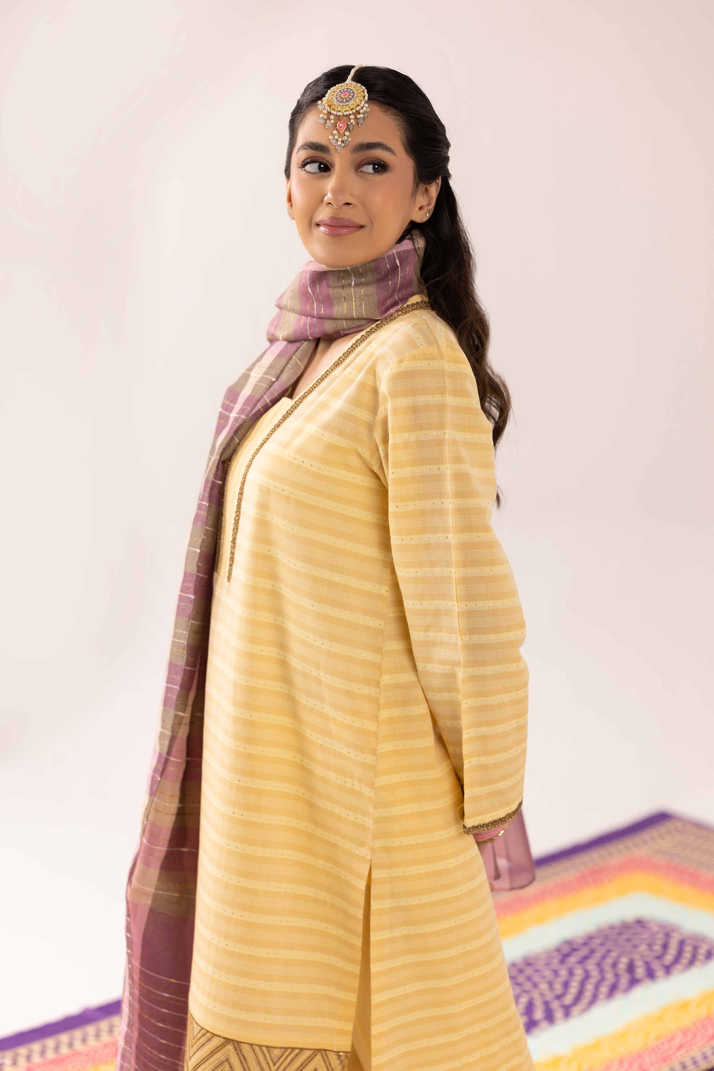 3 Piece - Embroidered Suit - PE25-317