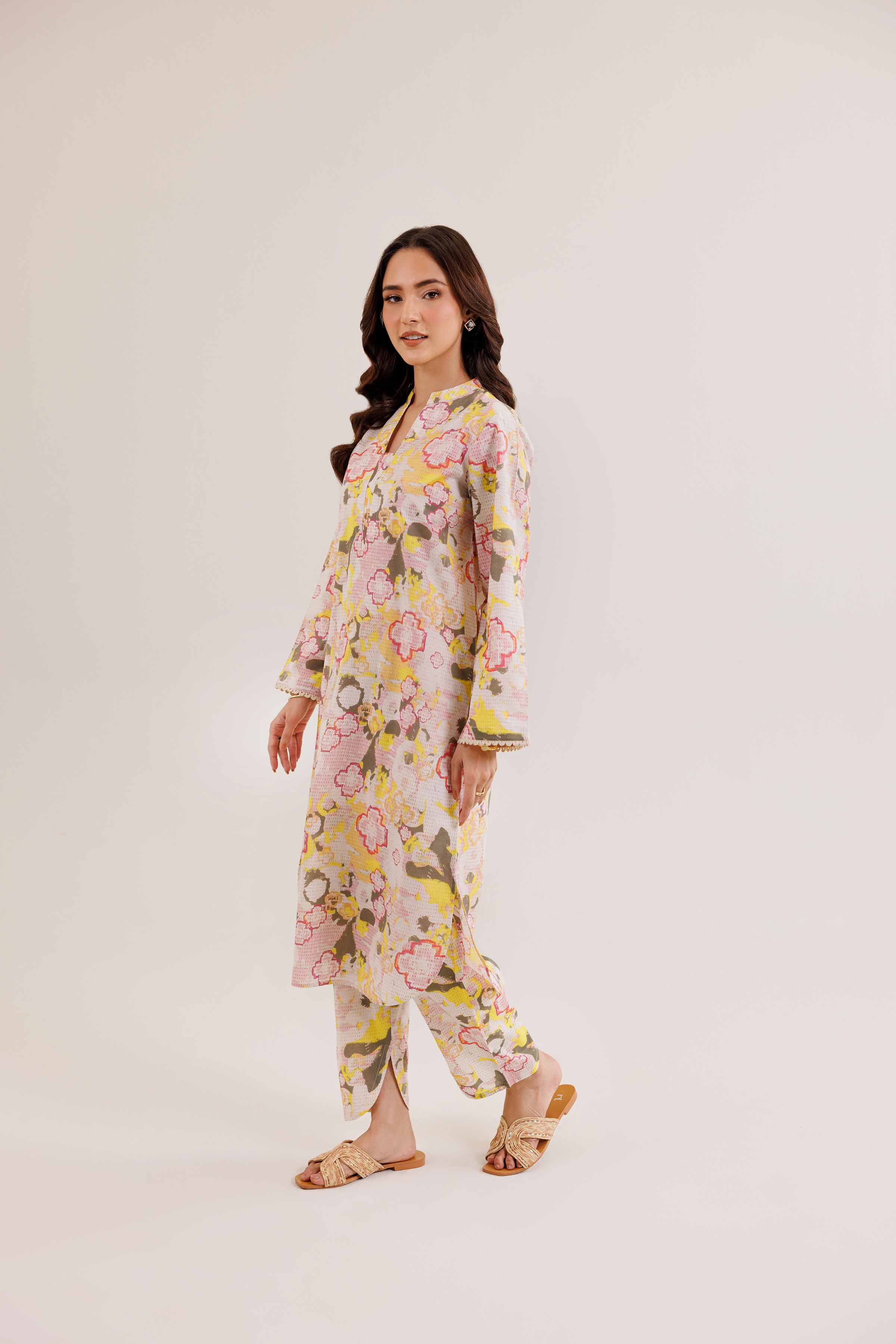 2 Piece - Printed Suit - PE25-334