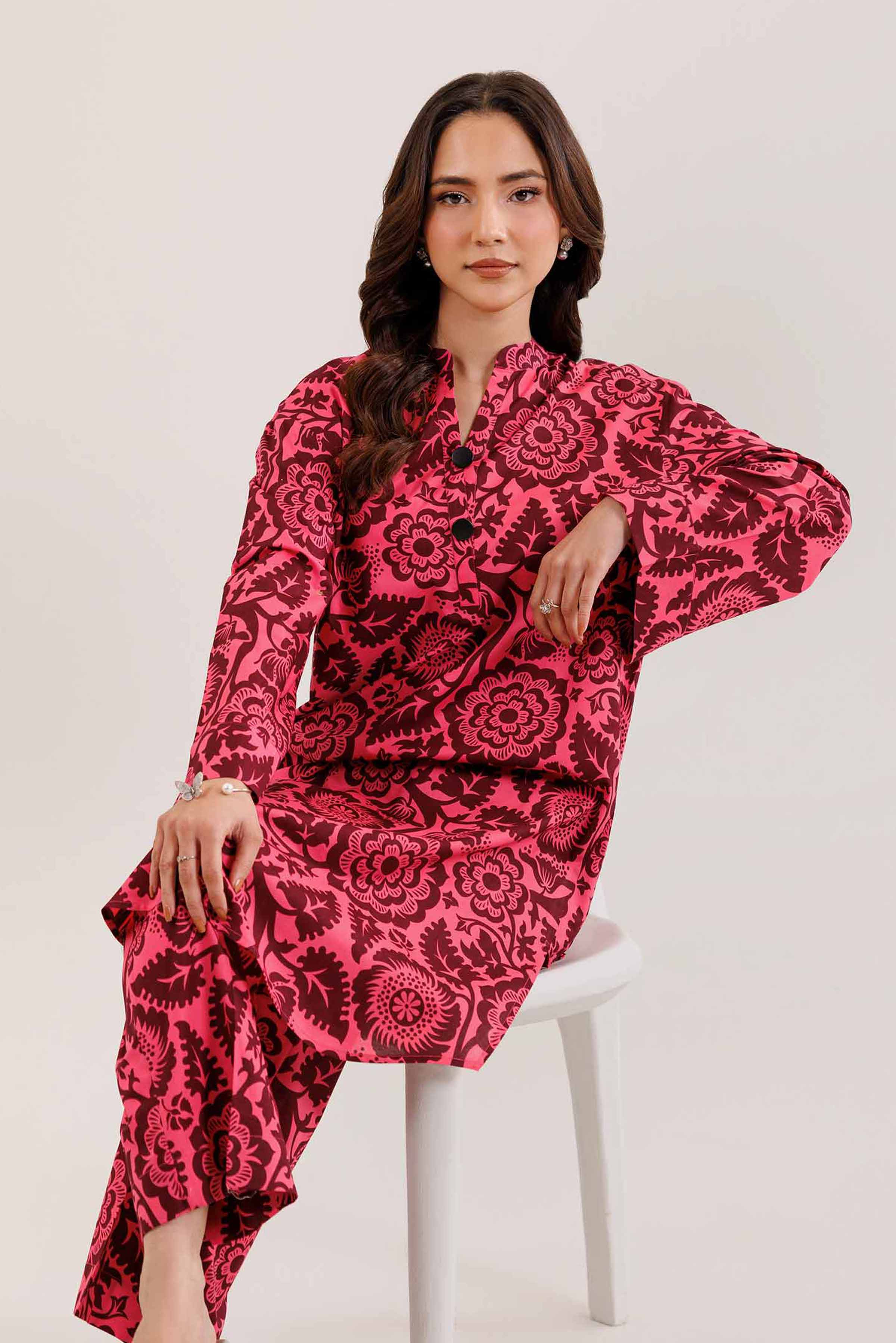 2 Piece - Printed Suit - PE25-346