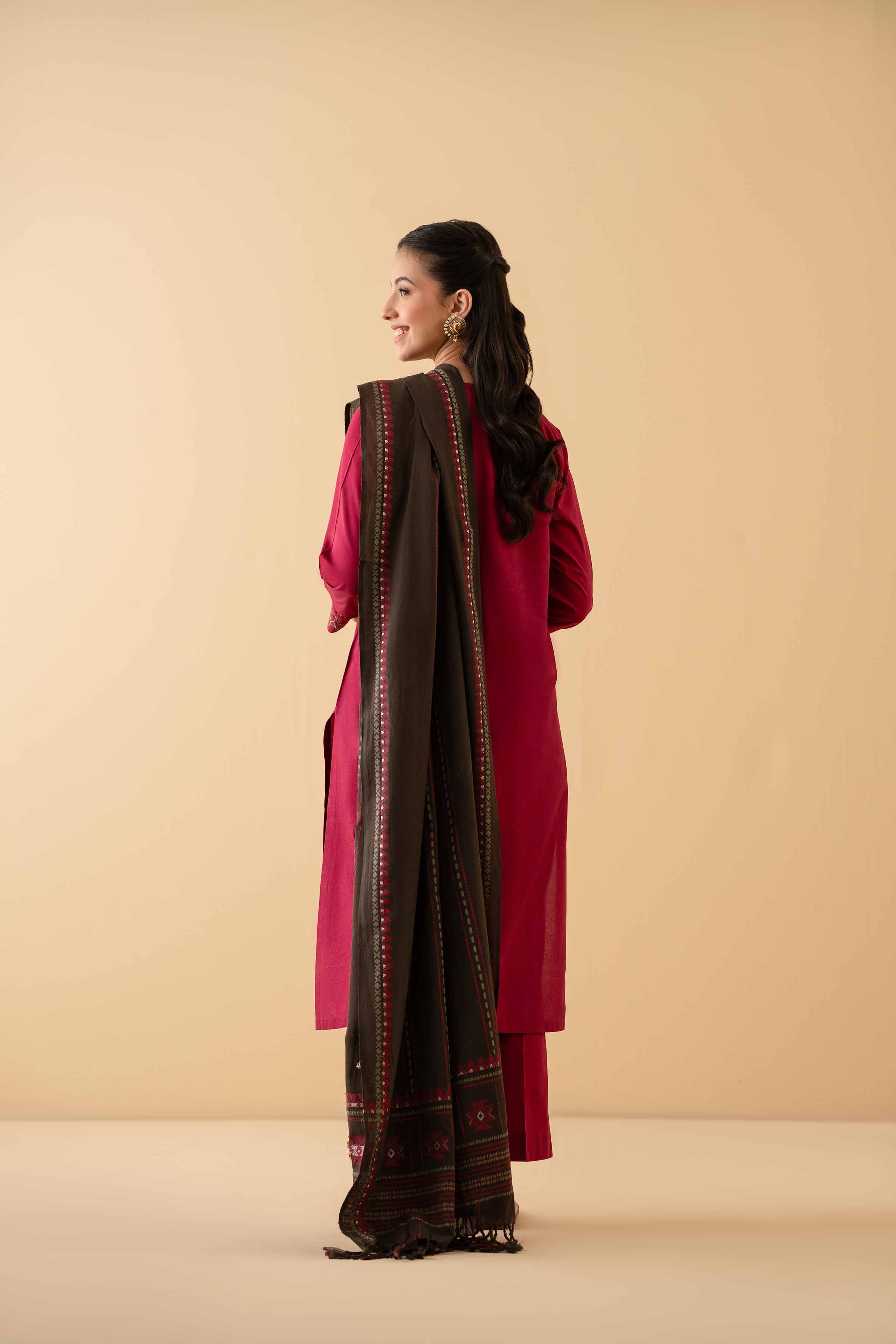 3 Piece - Embroidered Suit - PE25-368