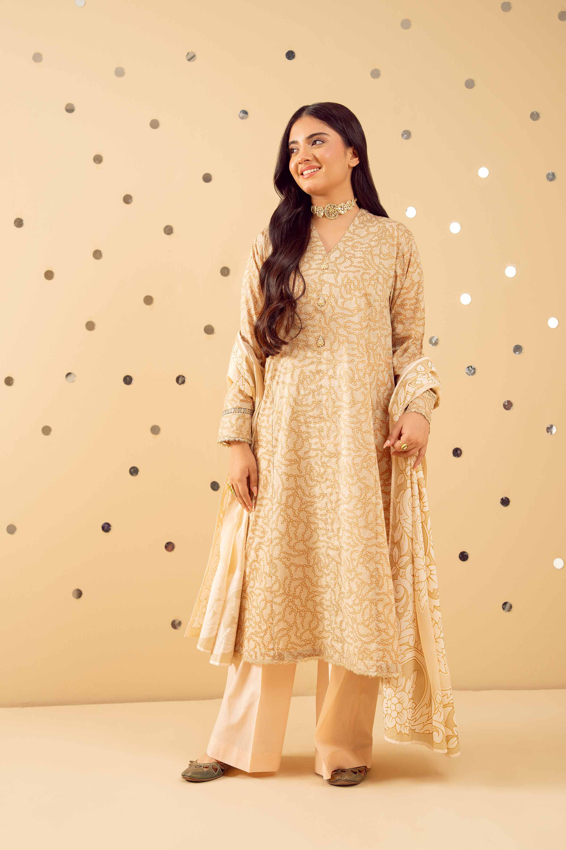 3 Piece - Printed Suit - PE25-376 for Women - Pret Collection | Nishat | Shop Online