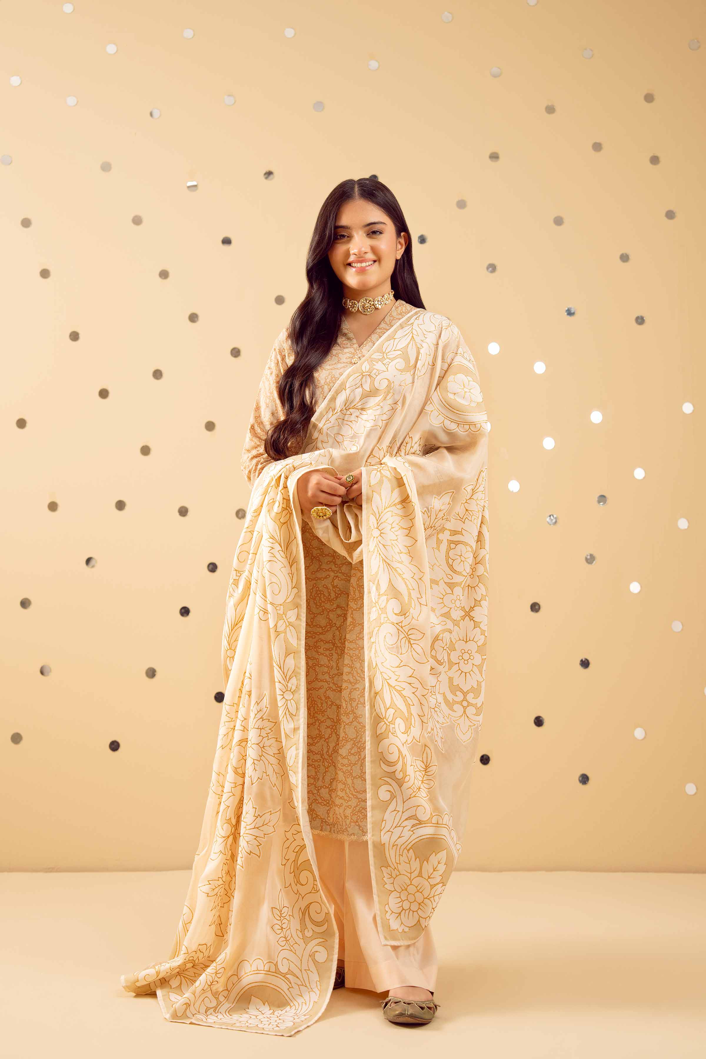 3 Piece - Printed Suit - PE25-376 for Women - Pret Collection | Nishat | Shop Online
