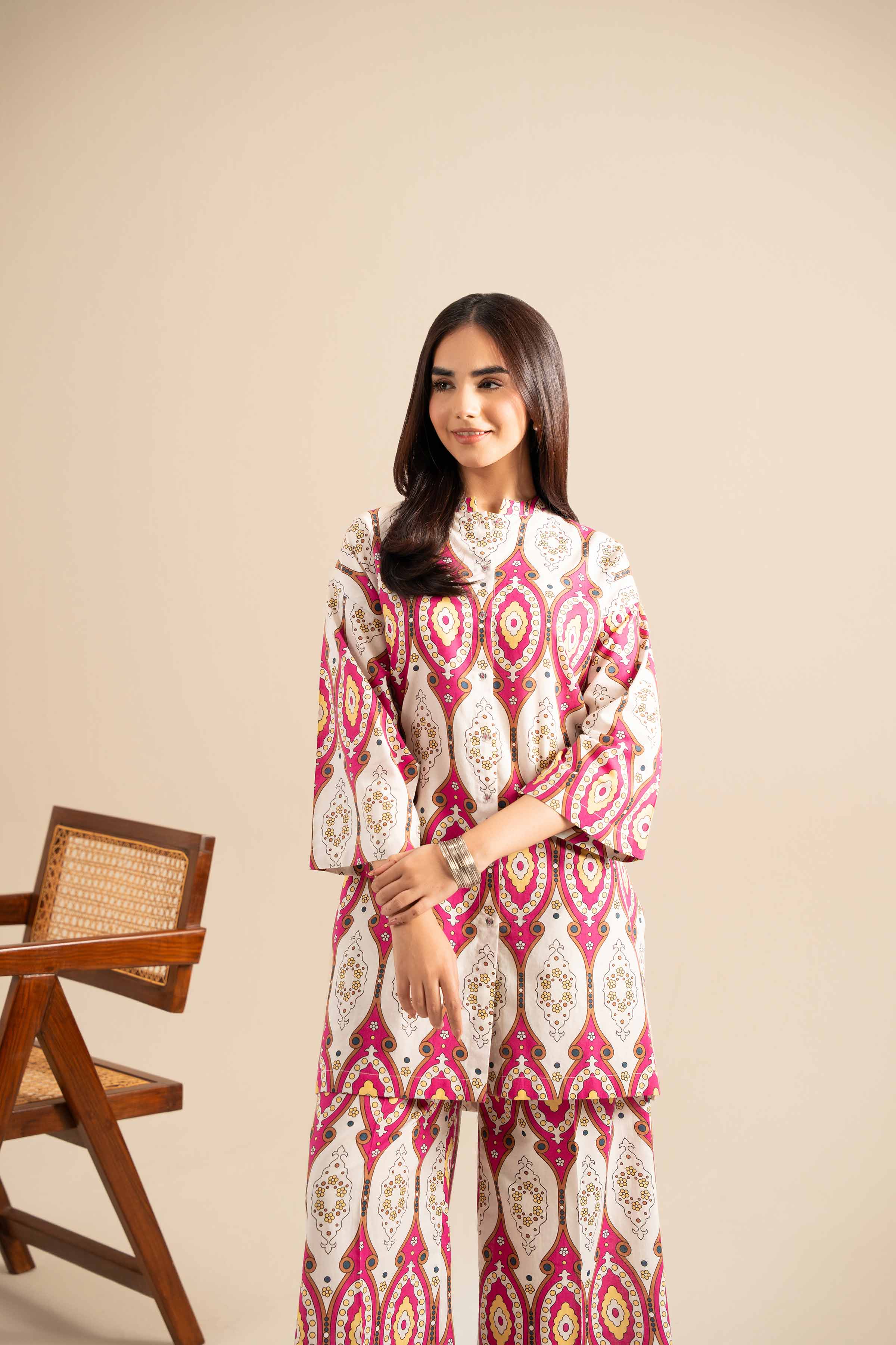 2 Piece - Printed Suit - PE25-382