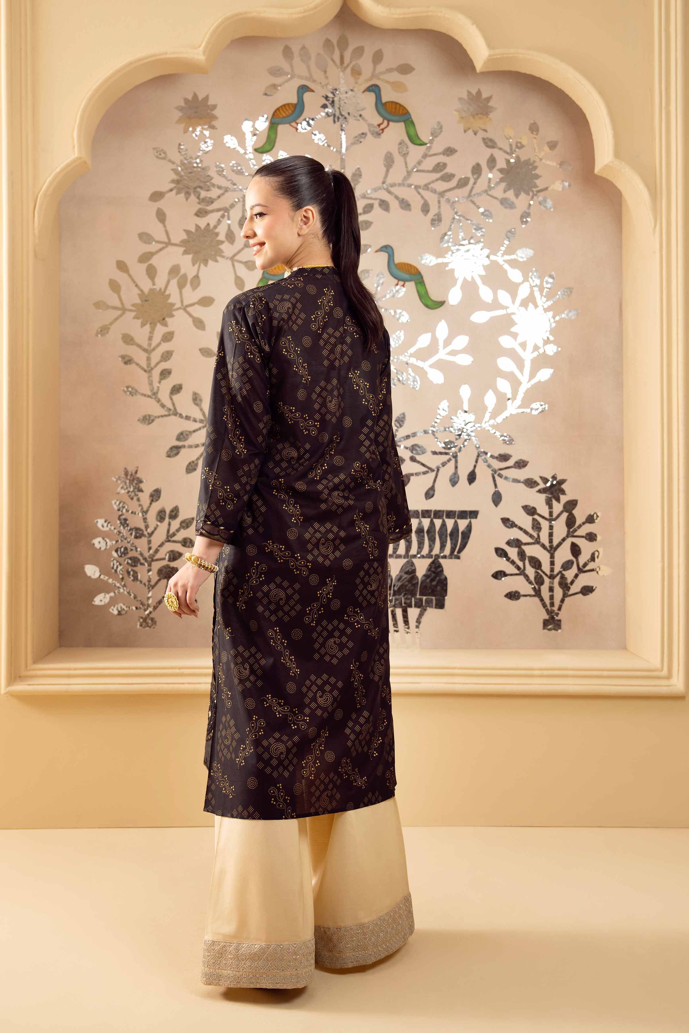 Printed Embroidered Shirt - PE25-386 for Women - Pret Collection | Nishat | Shop Online