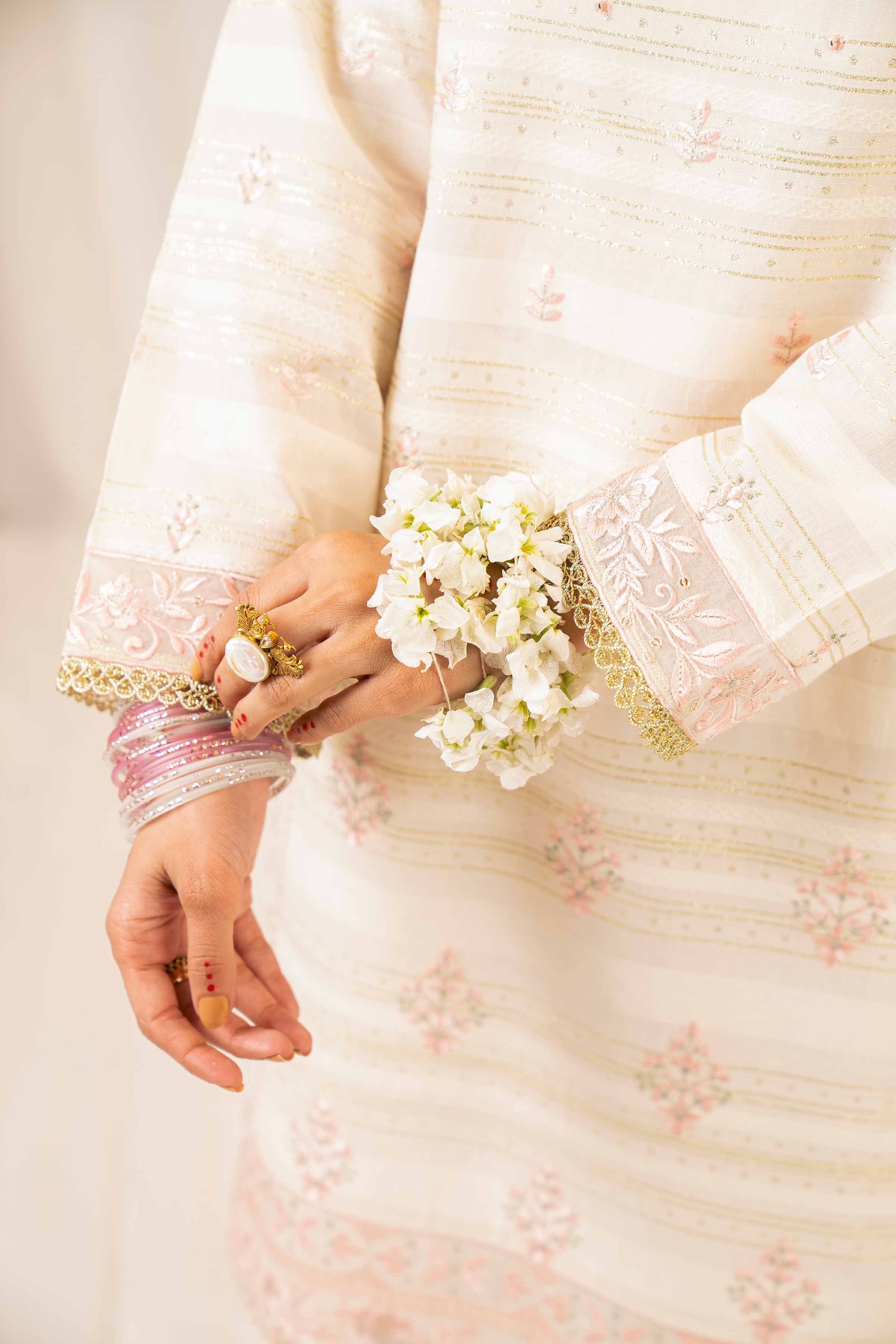 2 Piece - Embroidered Suit - PFE25-39