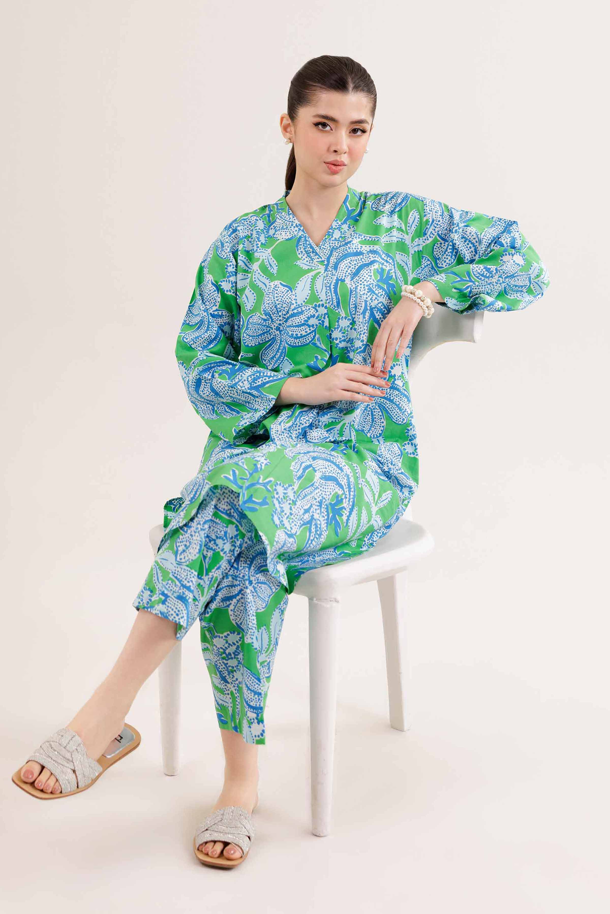 2 Piece - Printed Suit - PE25-396