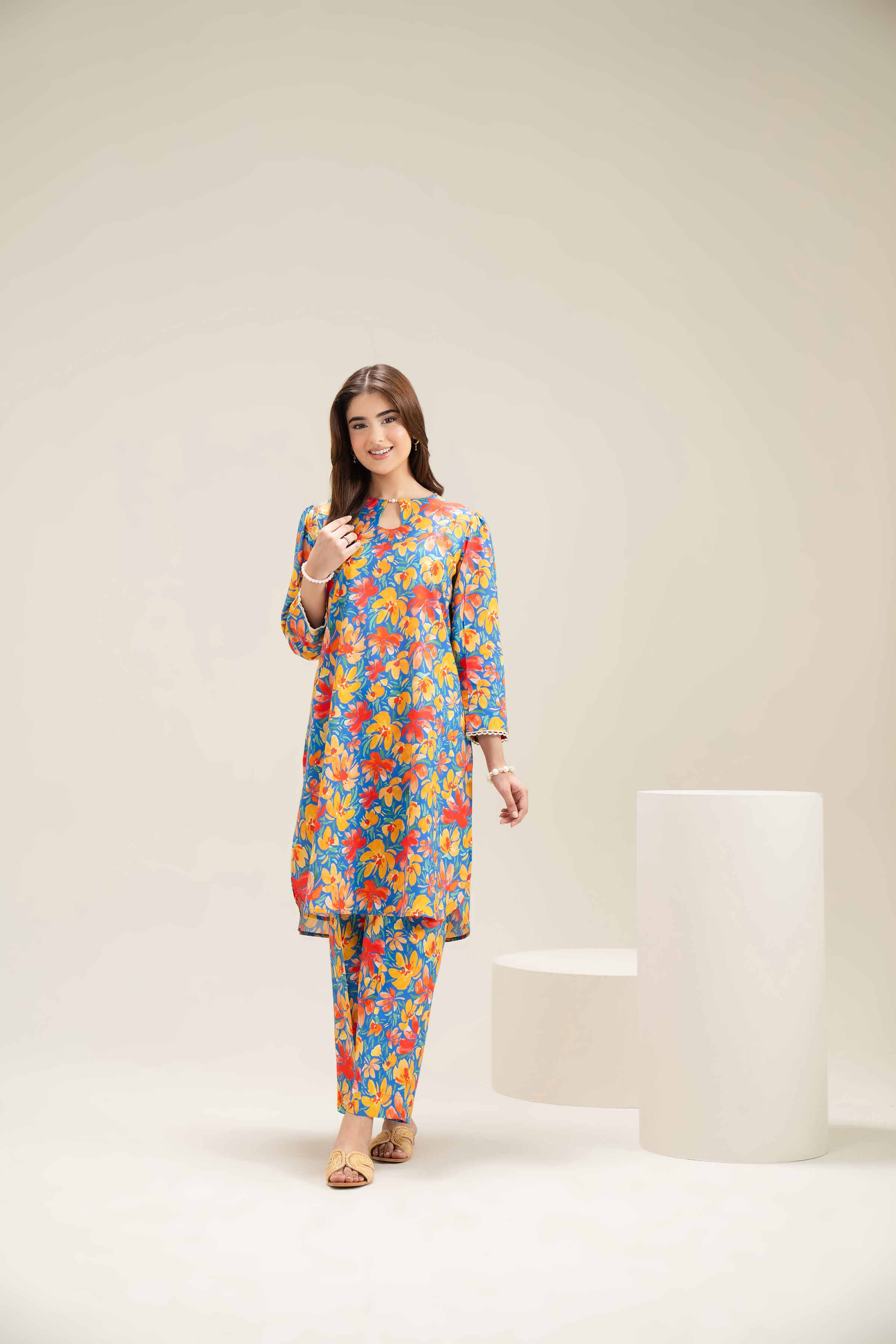 2 Piece - Printed Suit - PE25-397