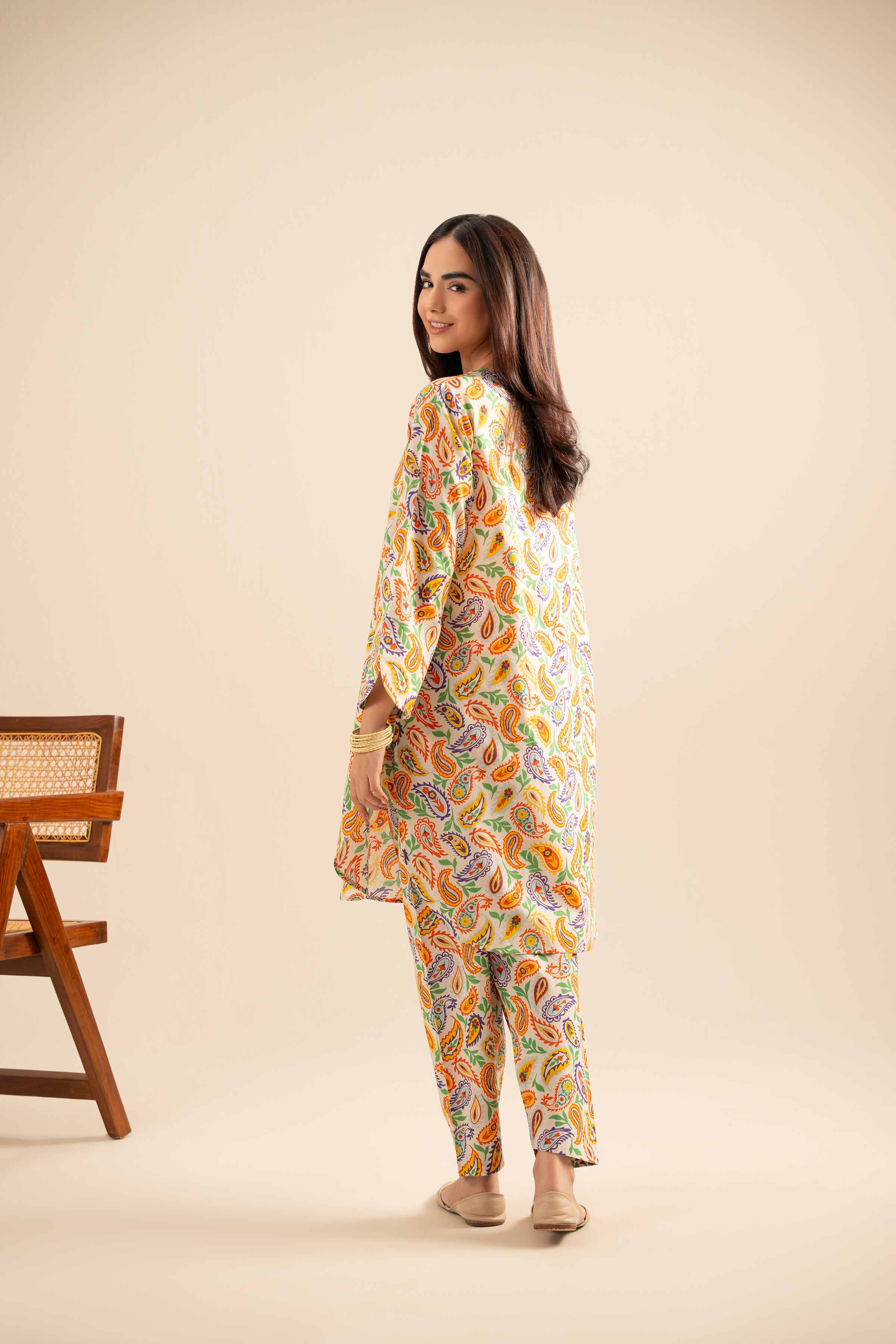 2 Piece - Printed Suit - PE25-403