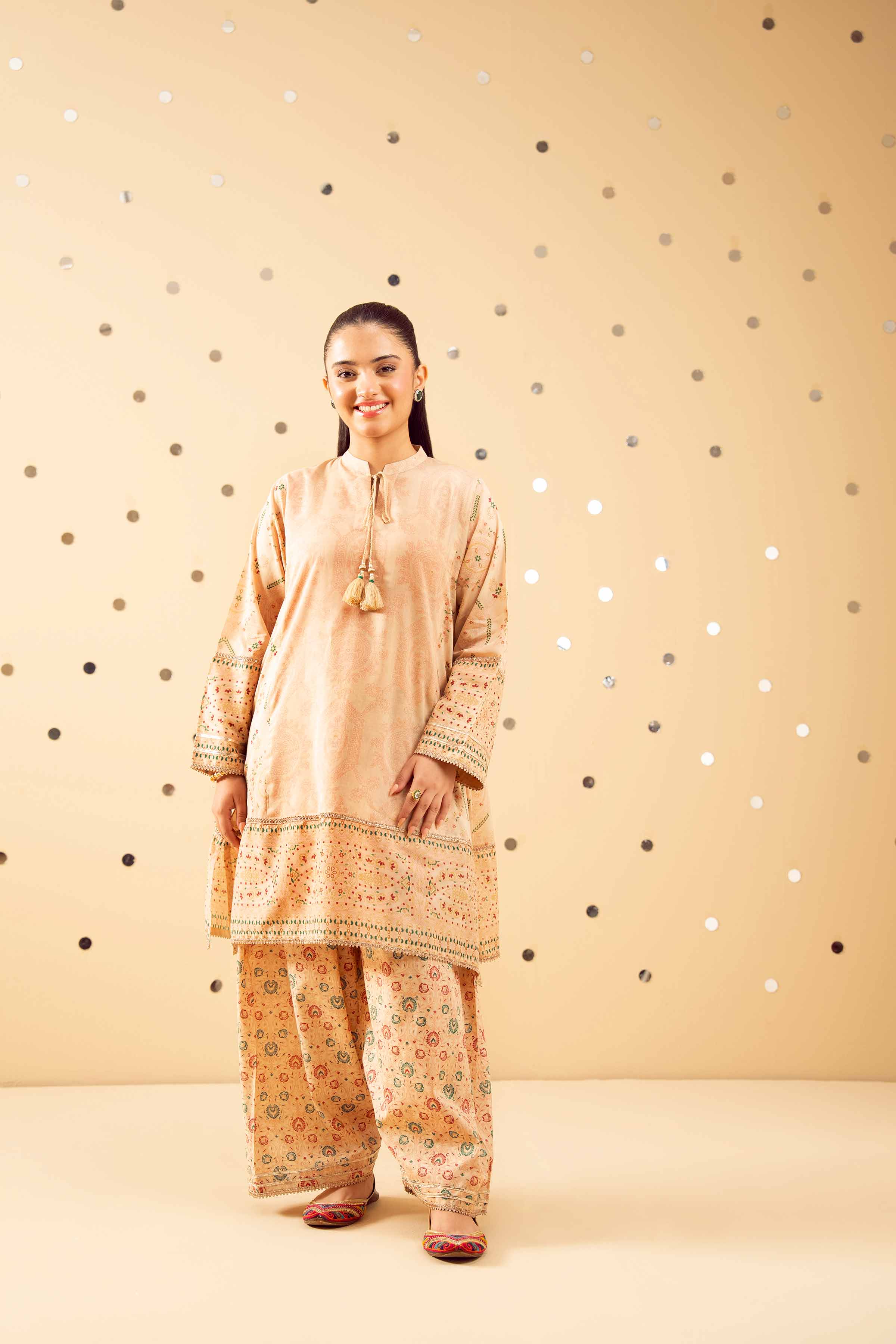 2 Piece - Printed Suit - PE25-407
