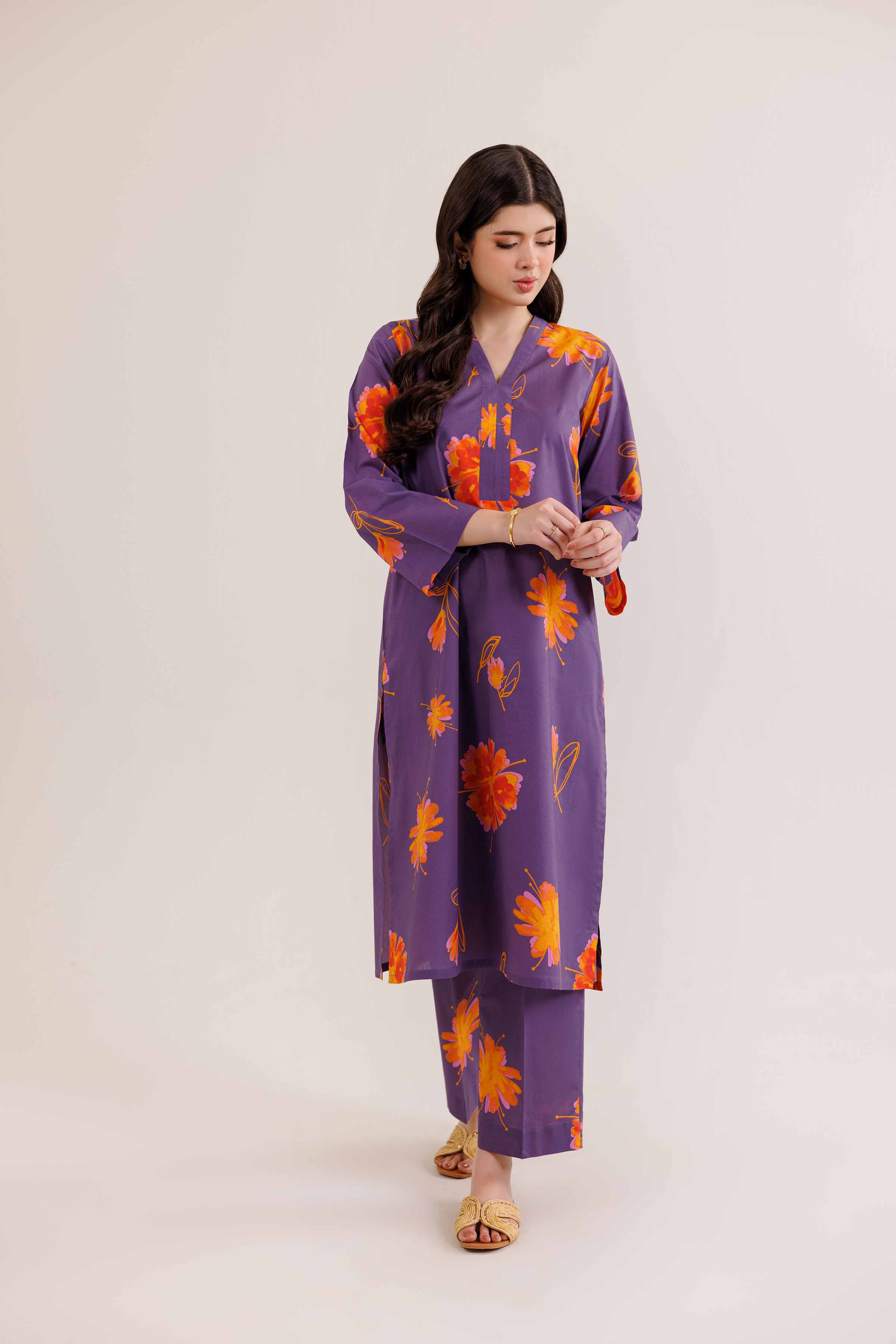 2 Piece - Printed Suit - PE25-408