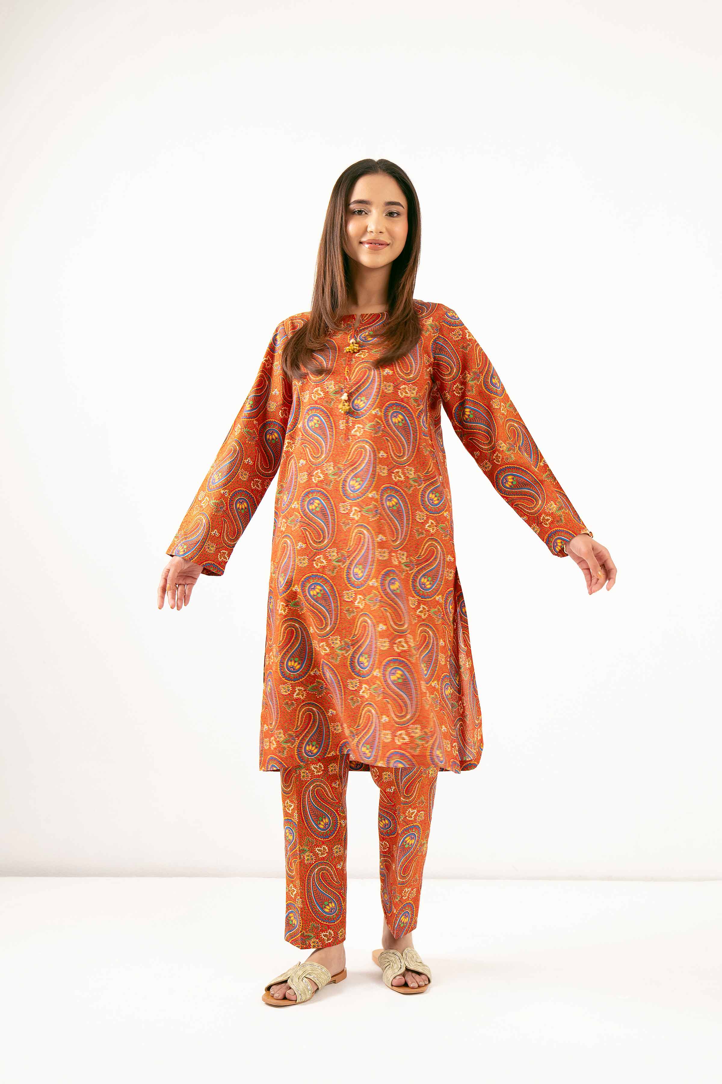 2 Piece - Printed Suit - PE25-409