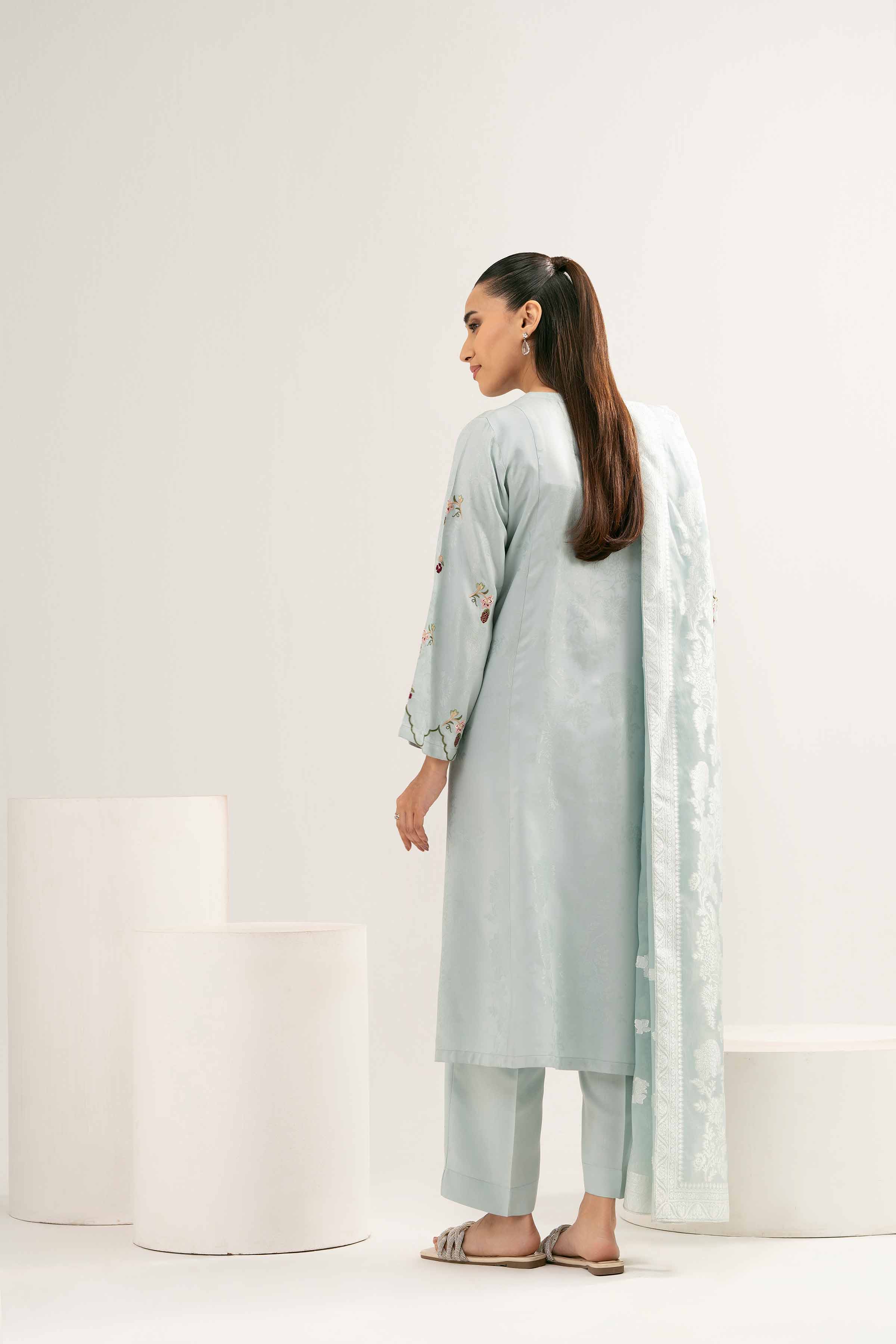 3 Piece - Embroidered Suit - PE25-414 for Women - Pret Collection | Nishat | Shop Online