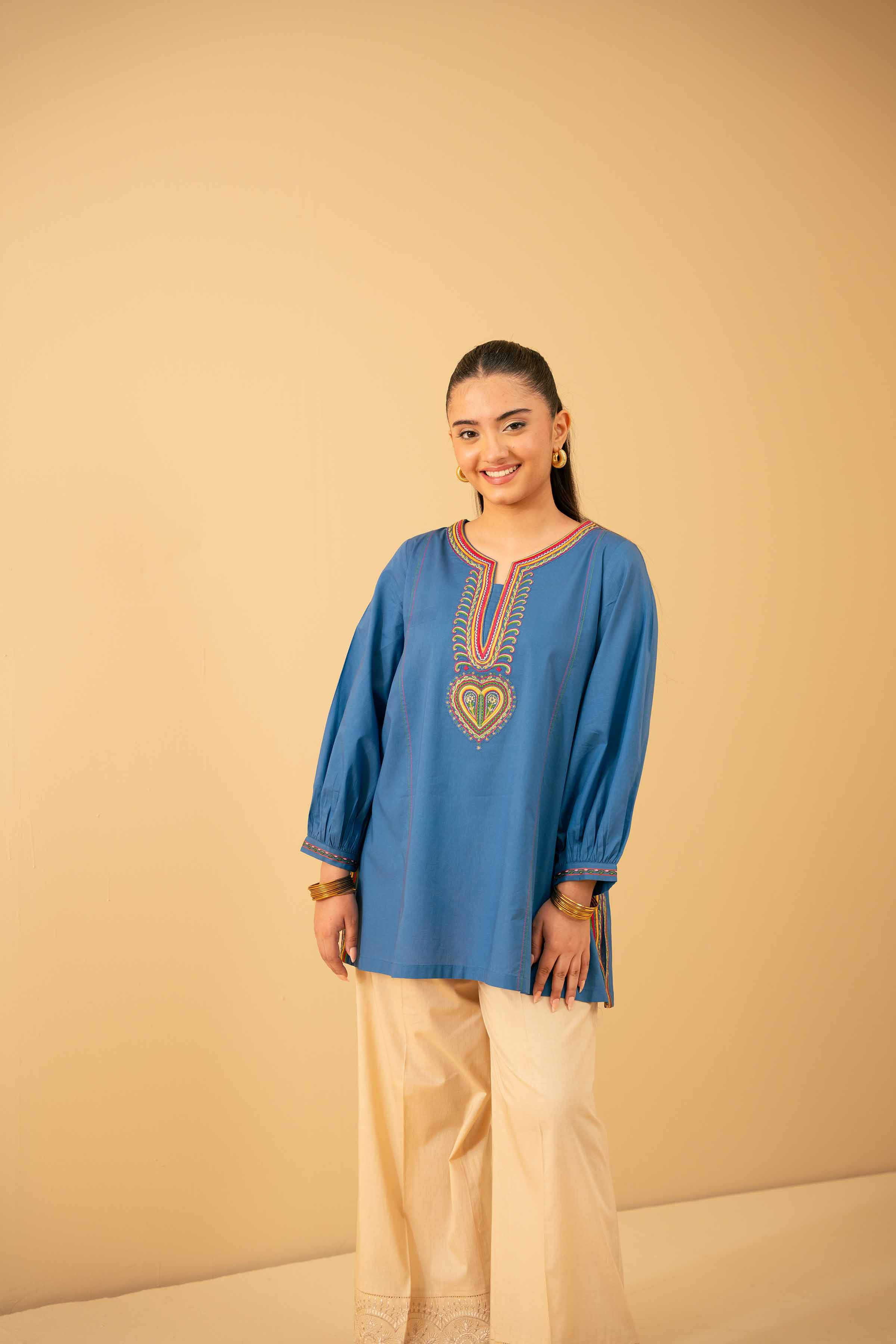Embroidered Tunic - PE25-419