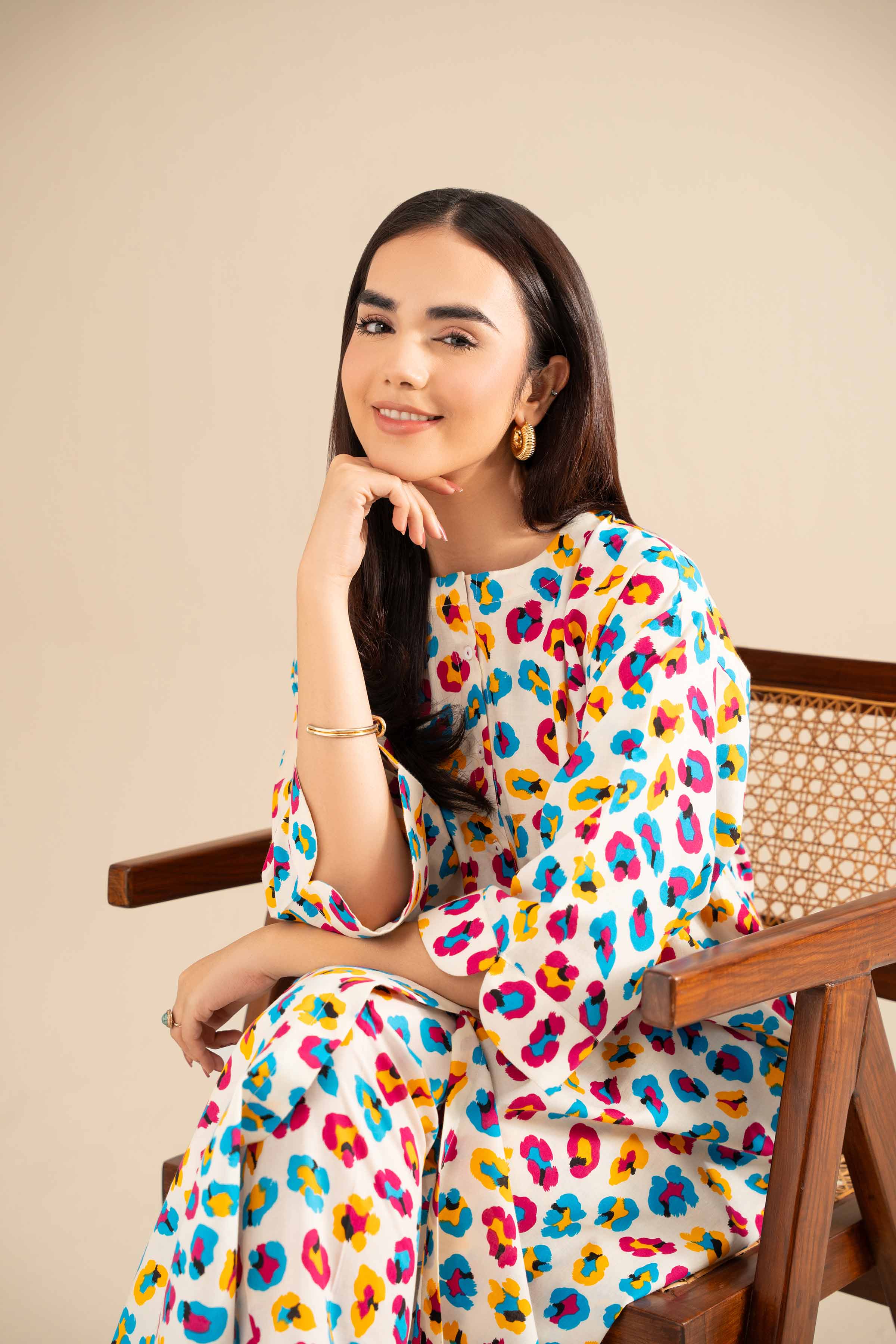 2 Piece - Printed Suit - PE25-423
