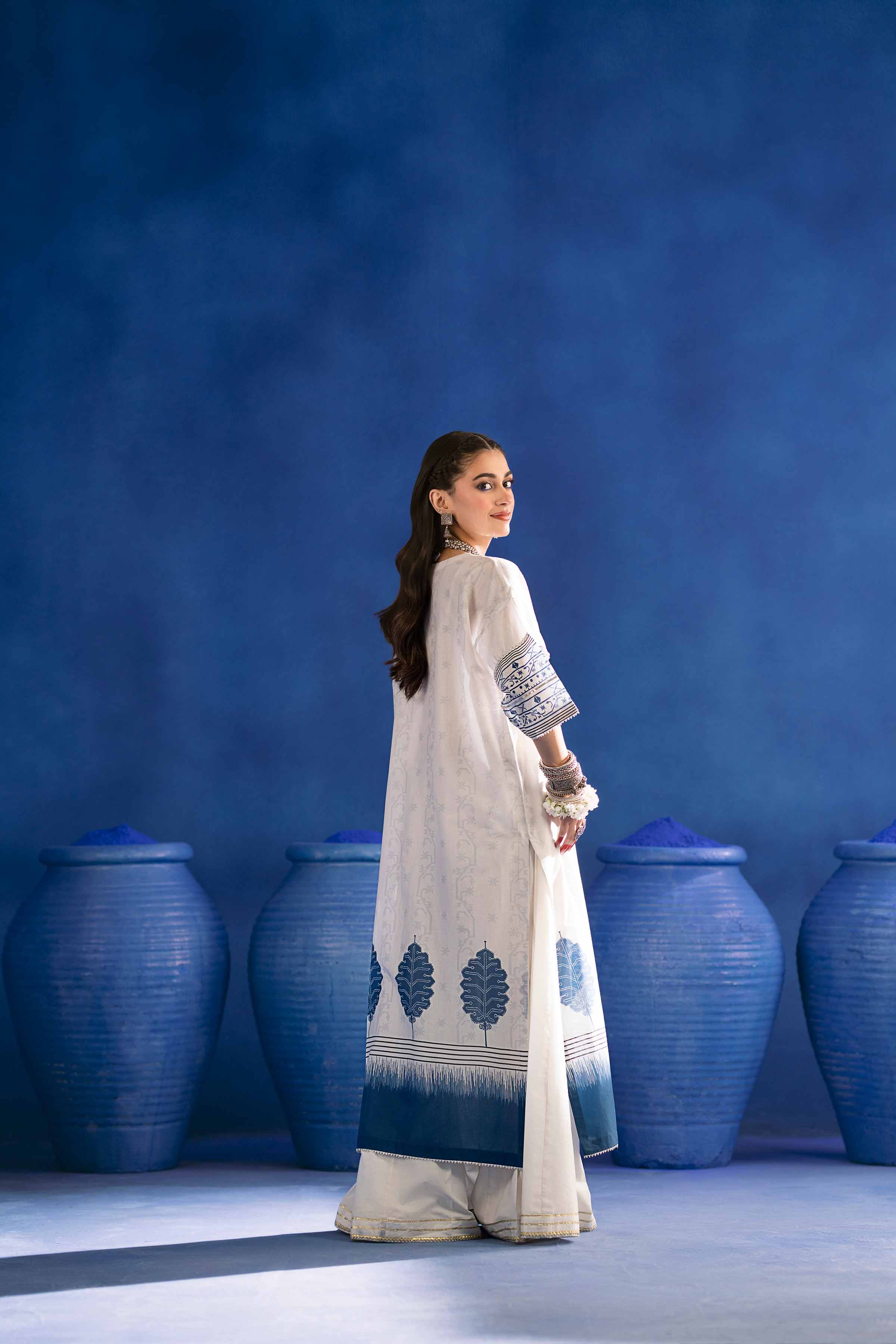 Printed Embroidered Shirt - PE25-43