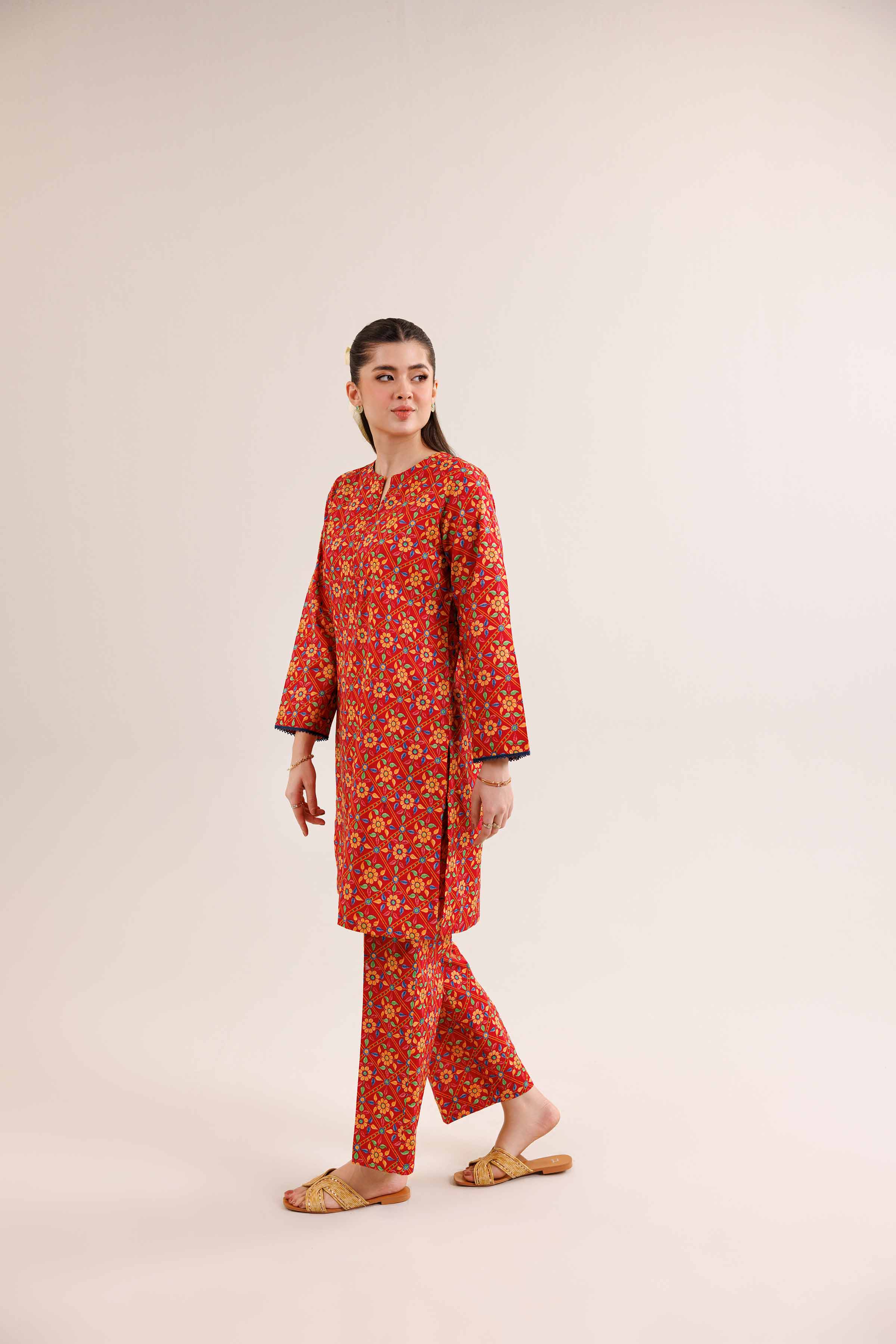 2 Piece - Printed Suit - PE25-435