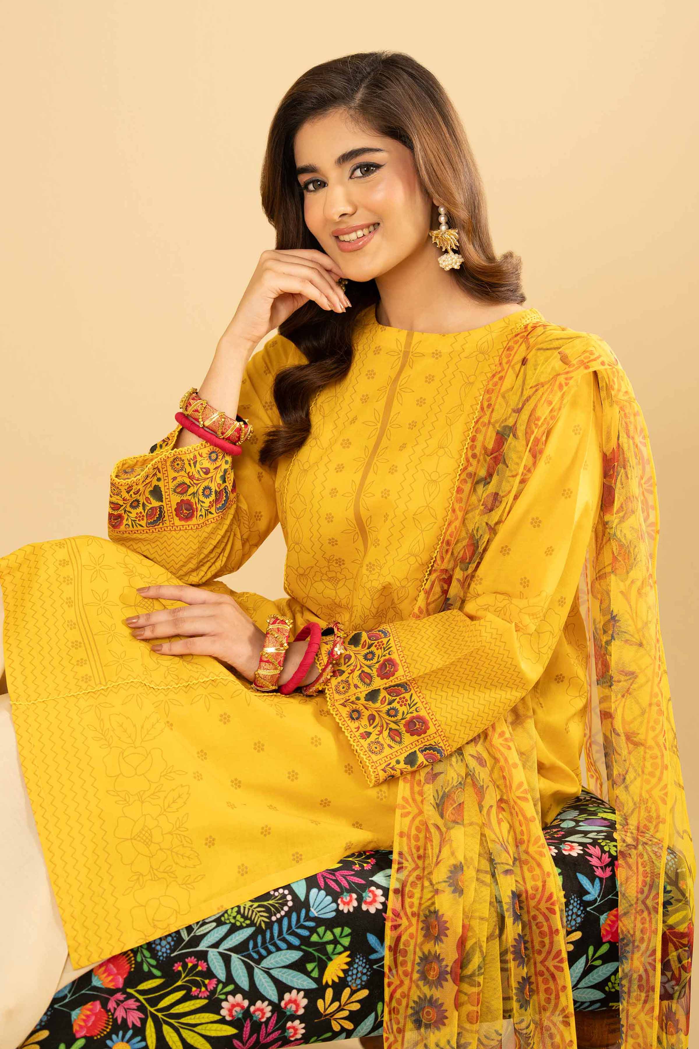 2 Piece - Printed Suit - PE25-444 for Women - Pret Collection | Nishat | Shop Online