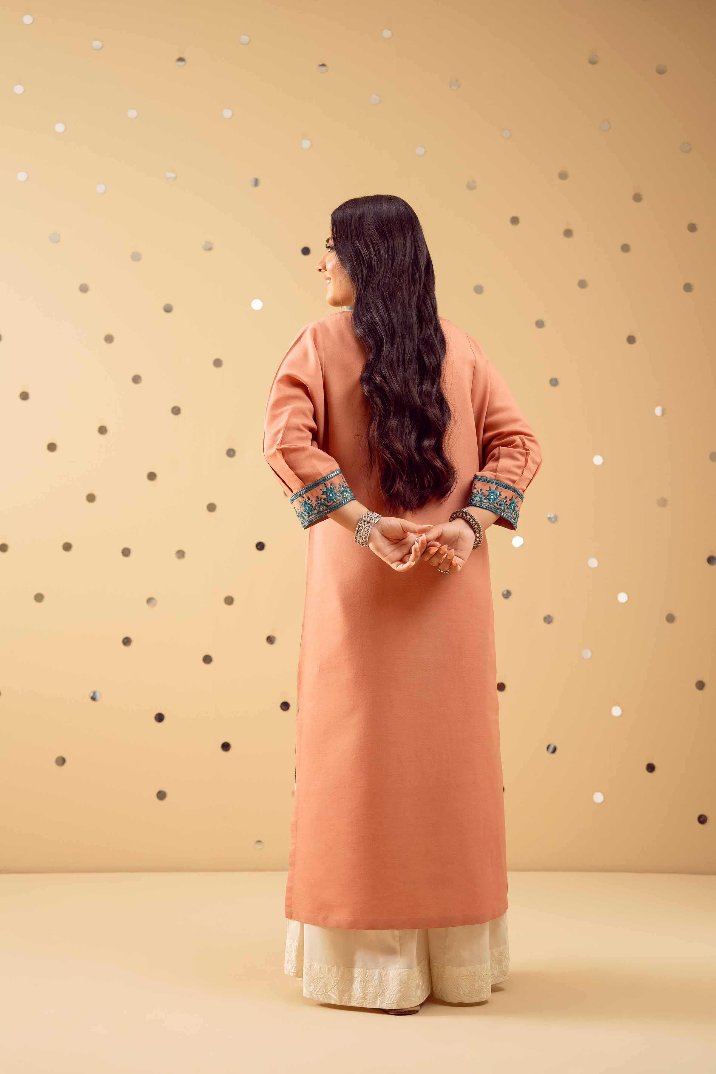 Embroidered Shirt - PE25-454 for Women - Pret Collection | Nishat | Shop Online