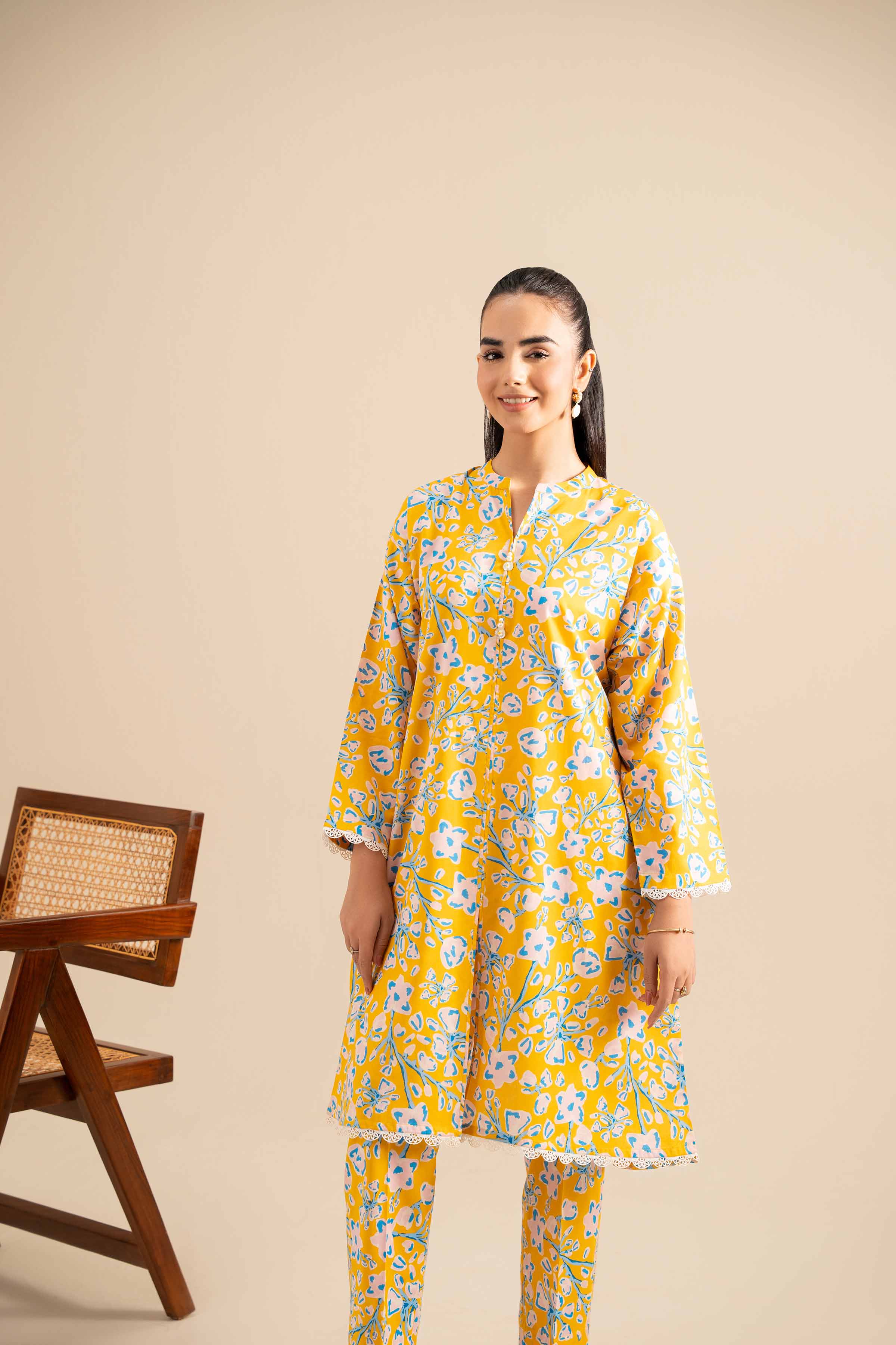 2 Piece - Printed Suit - PE25-456 for Women - Pret Collection | Nishat | Shop Online
