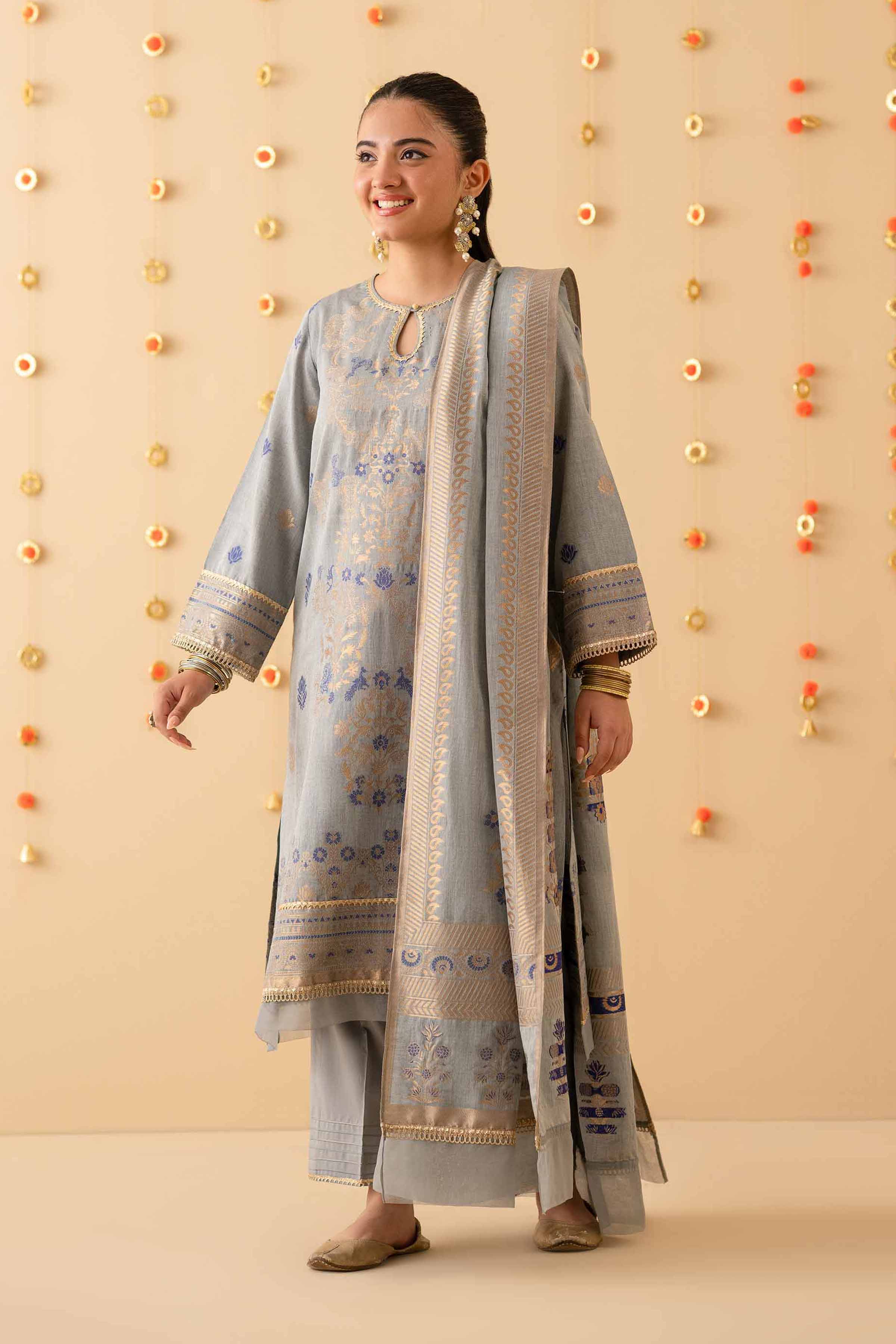 3 Piece - Basic Suit - PE25-47 for Women - Pret Collection | Nishat | Shop Online