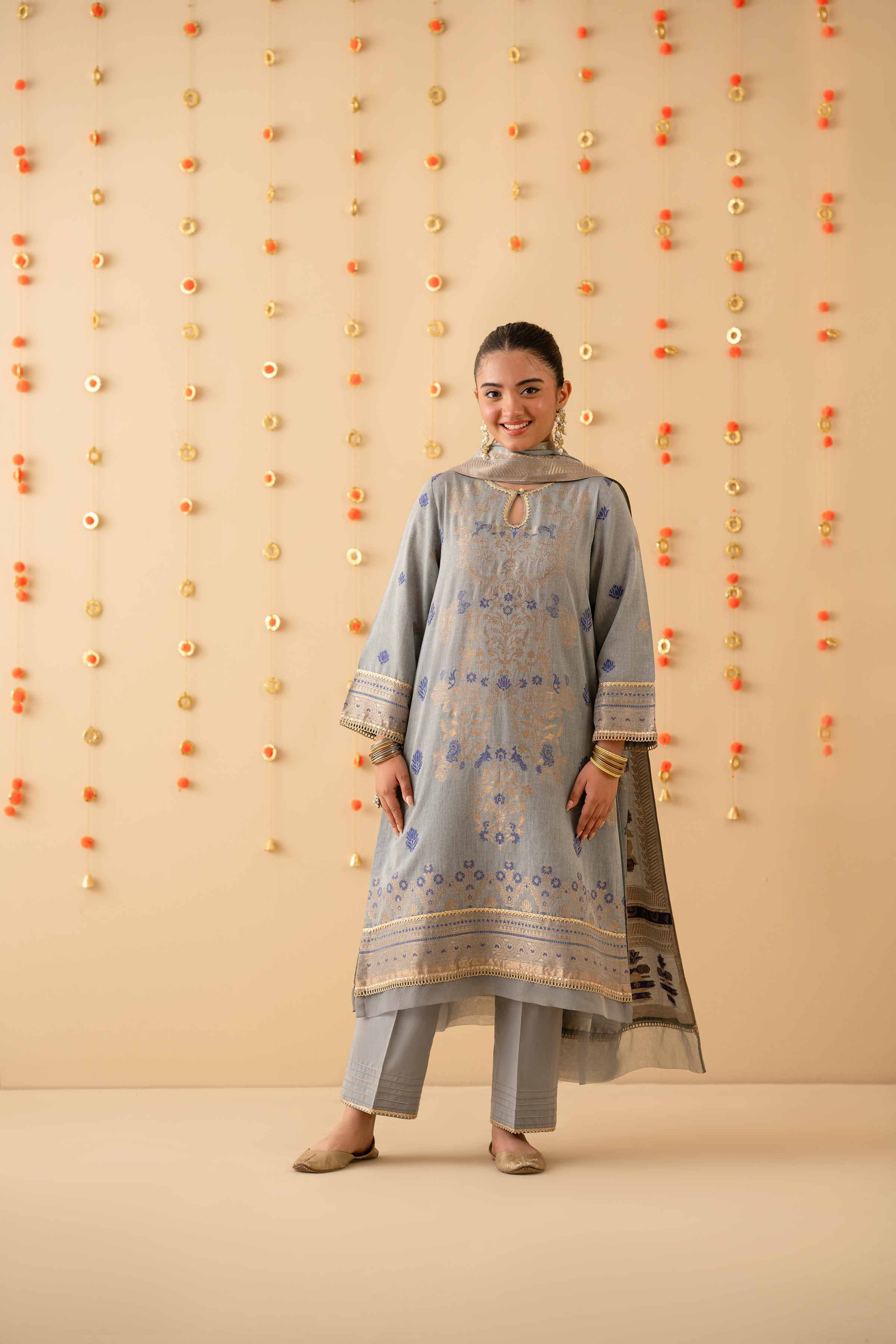 3 Piece - Basic Suit - PE25-47 for Women - Pret Collection | Nishat | Shop Online