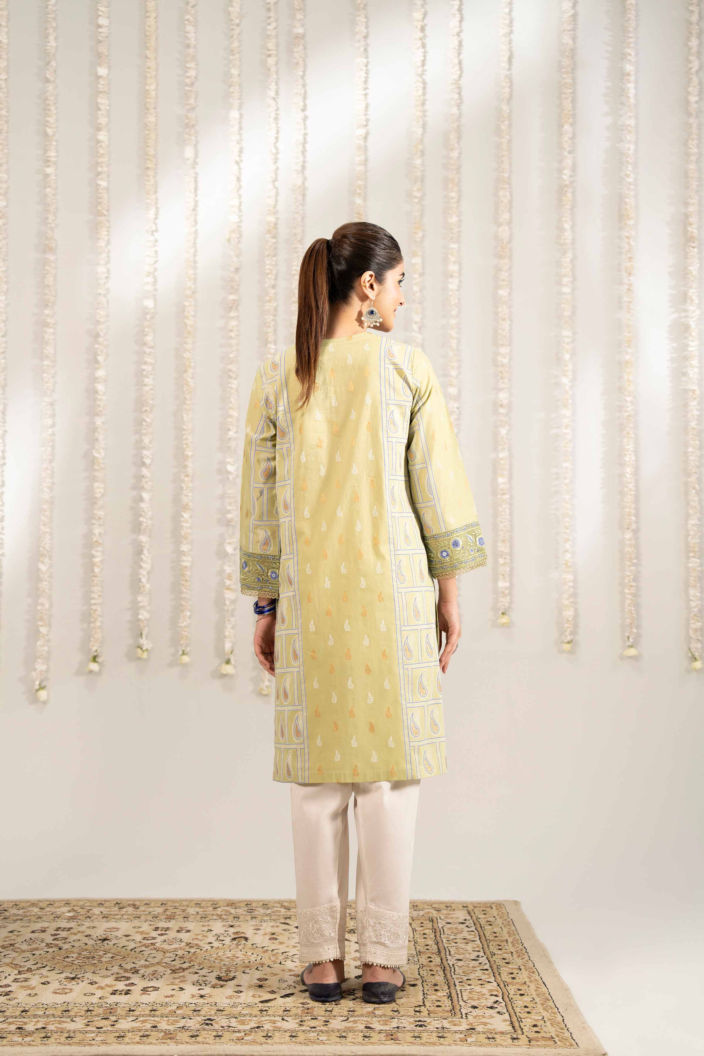 Printed Embroidered Shirt - PE25-495 for Women - Pret Collection | Nishat | Shop Online