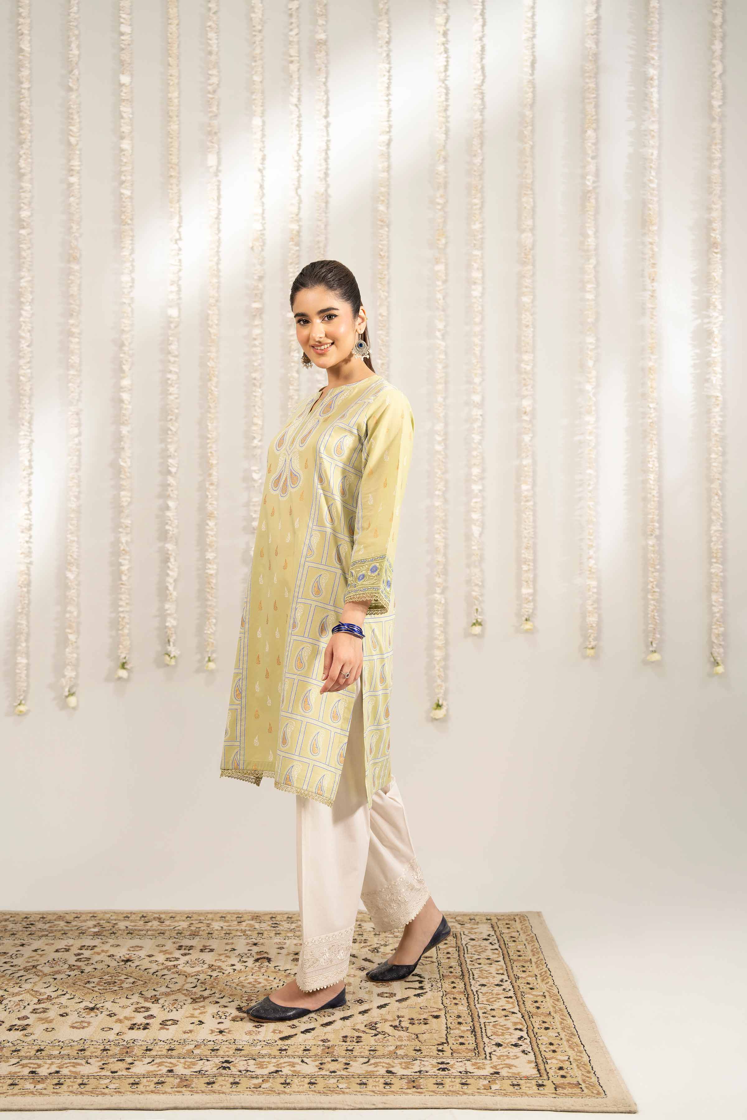 Printed Embroidered Shirt - PE25-495 for Women - Pret Collection | Nishat | Shop Online