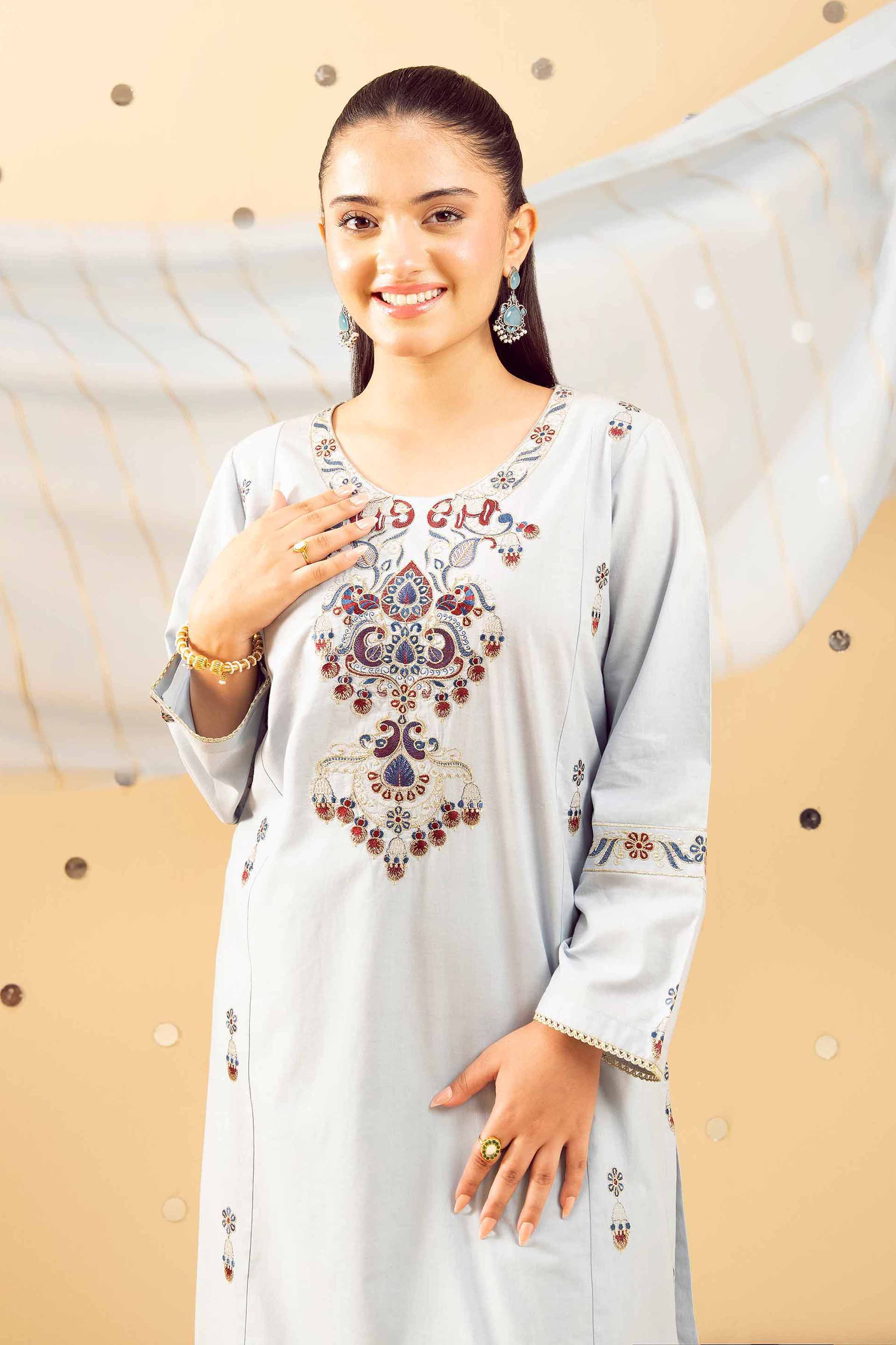 2 Piece - Embroidered Suit - PE25-505 for Women - Pret Collection | Nishat | Shop Online