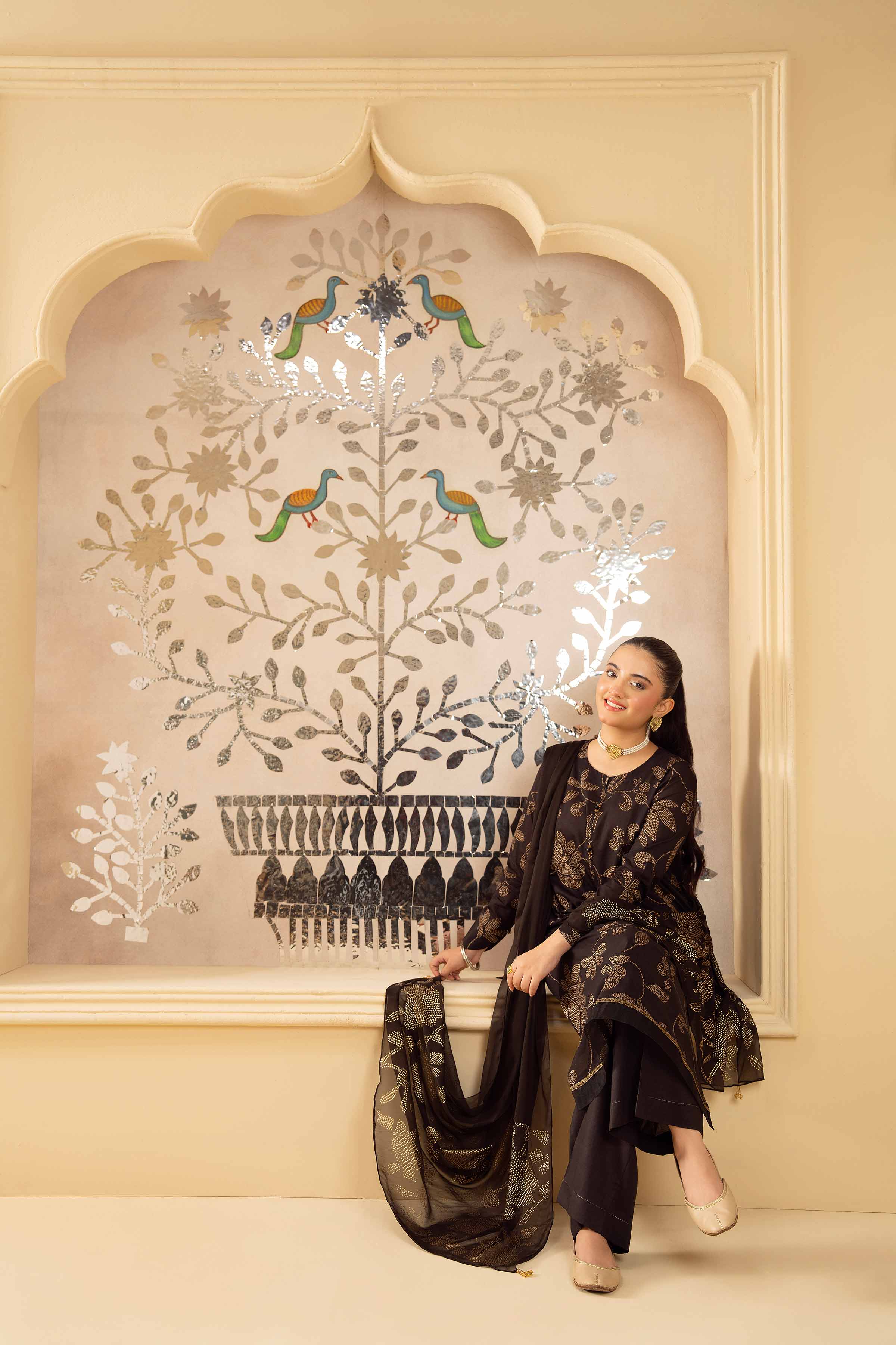 3 Piece - Printed Suit - PE25-513 for Women - Pret Collection | Nishat | Shop Online